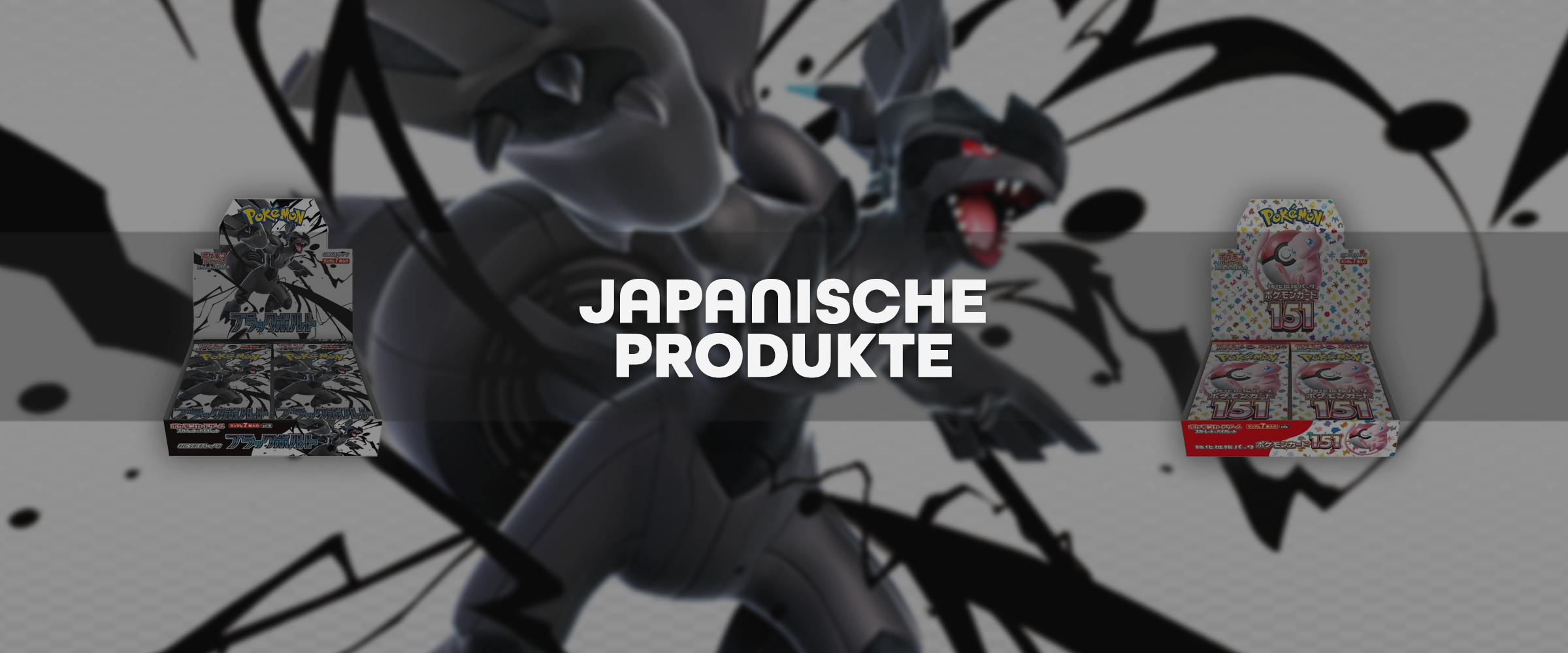 Pokemon - Japanische Produkte