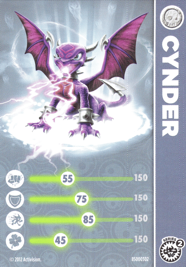 Skylanders Giants Cynder Karte