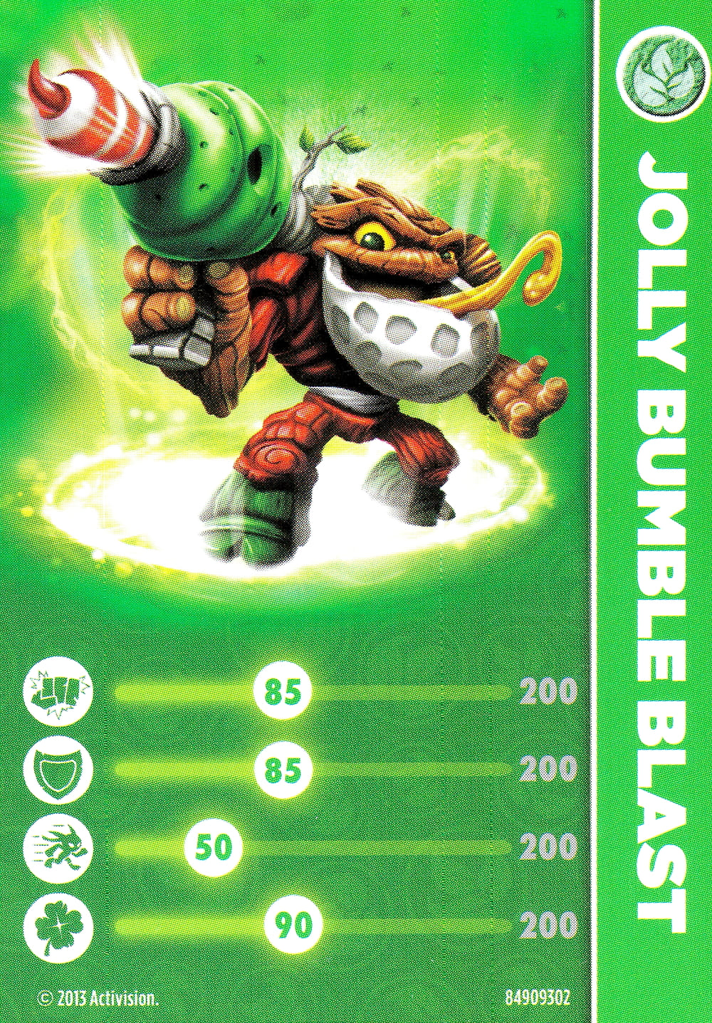 Skylanders Swap Force Jolly Bumble Blast Karte