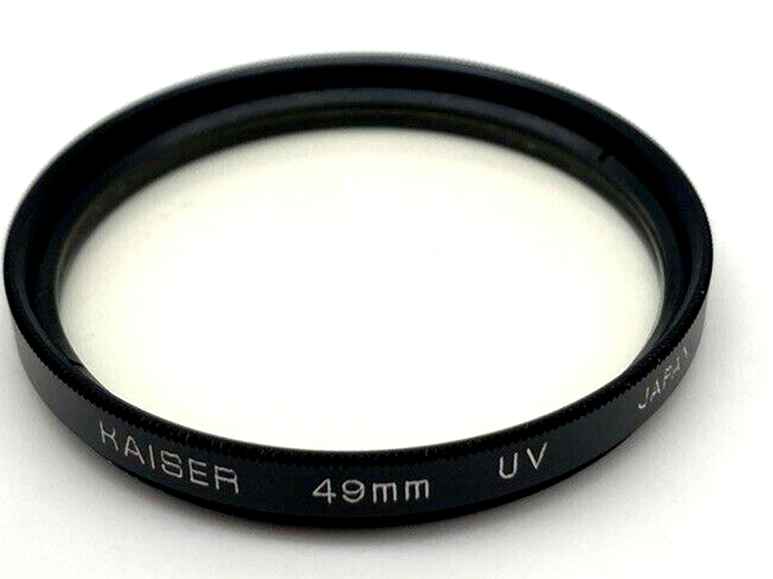 Kaiser 49mm UV | Filter für Kameraobjektiv | Linsenfilter | 49mm