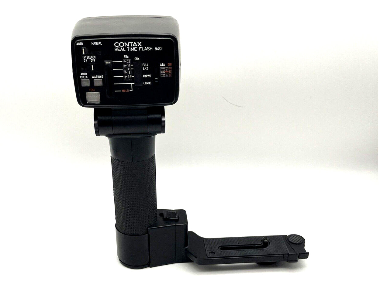 Contax Real Time Flash 540 analog Blitzgerät Aufsteckblitz Flash Licht