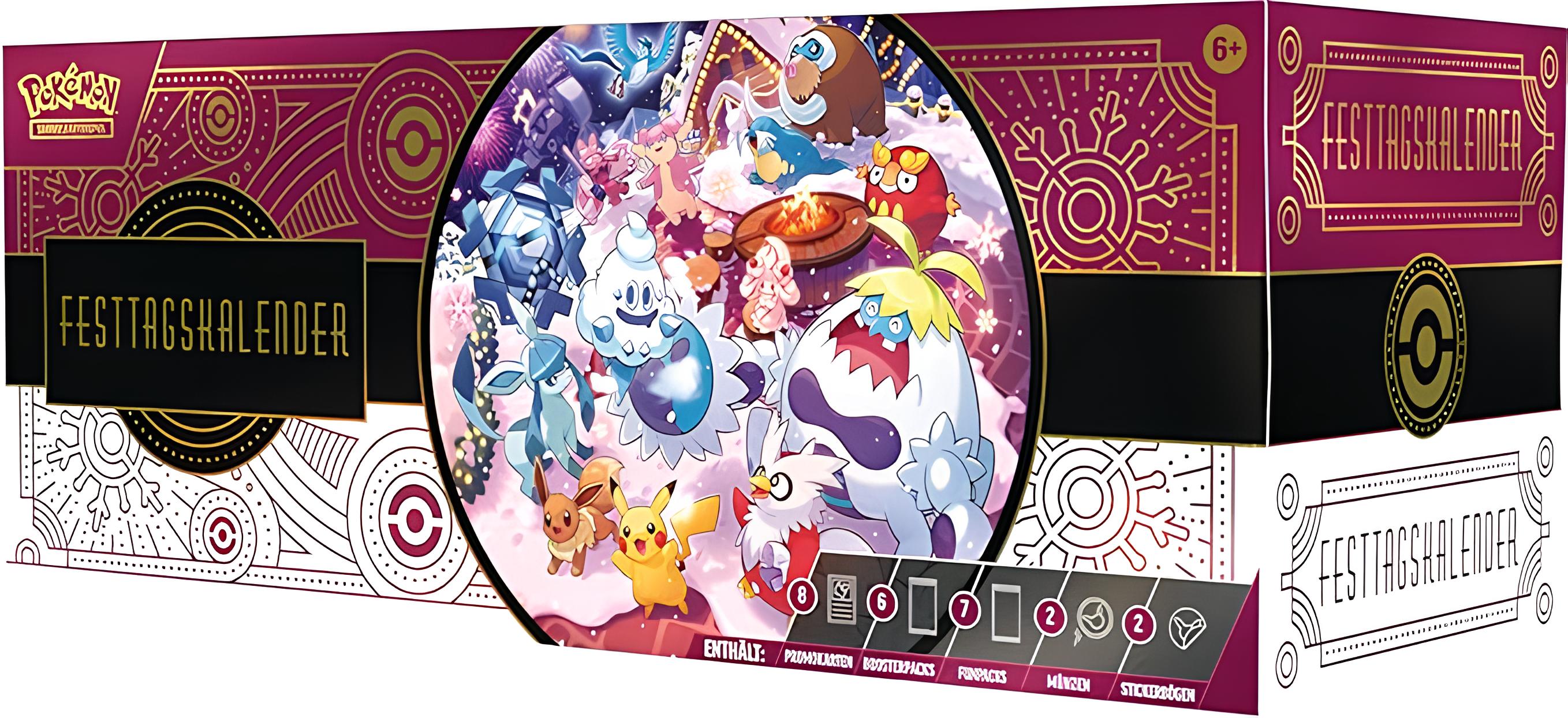 Pokémon Karmesin & Purpur Adventskalender 2025 Festtagskalender (deutsch)