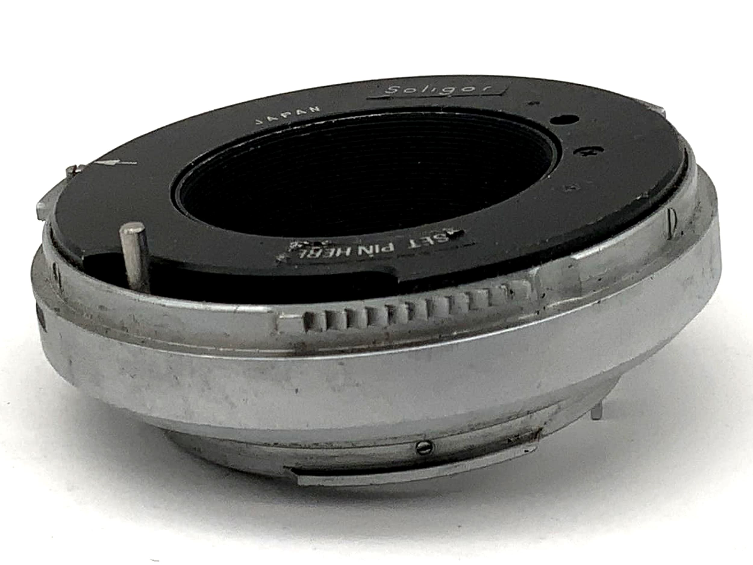 Objektivadapter silber Adapter (Soligor T4/Vivitar TX -> Minolta MD)