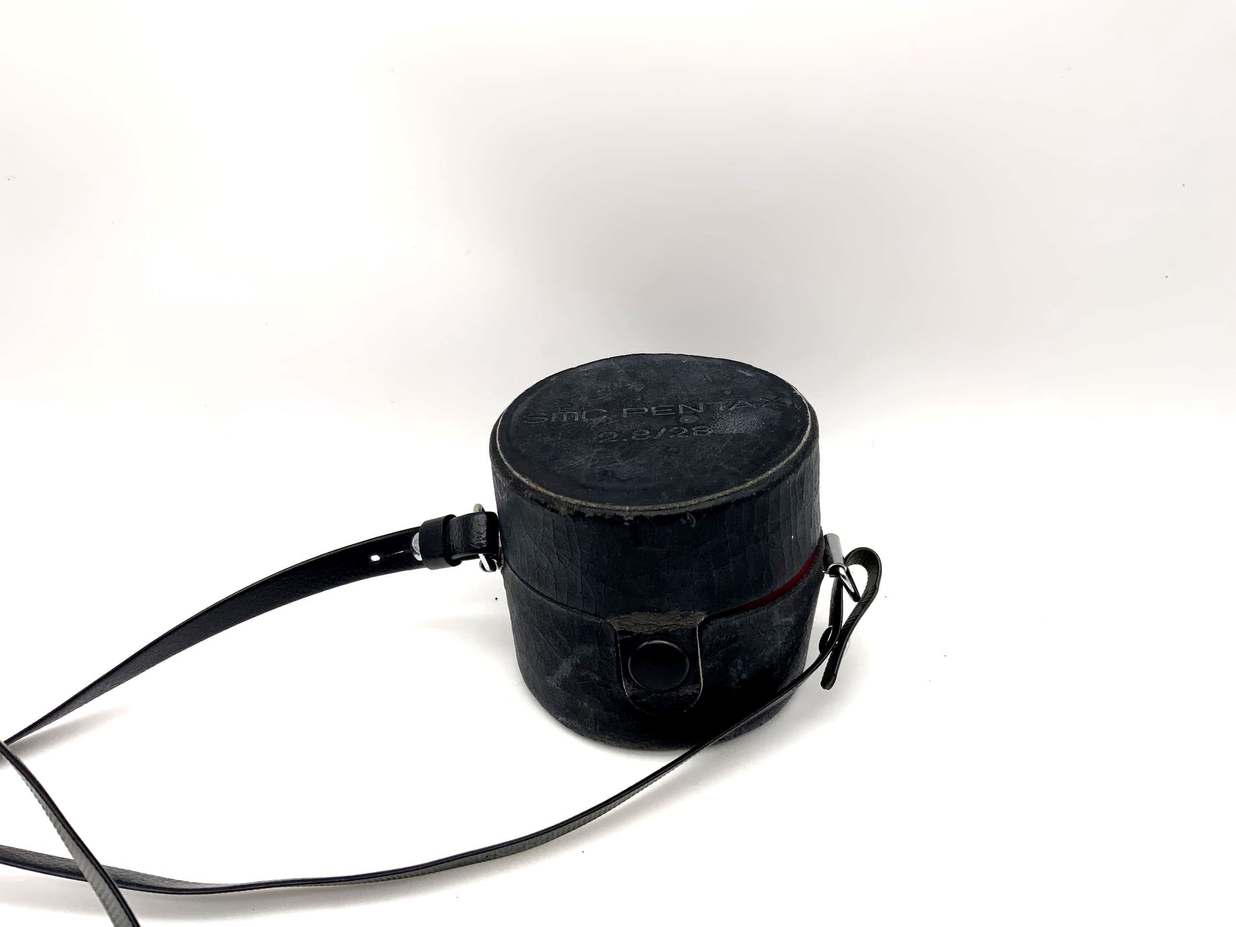 Asahi Pentax Objektivköcher 2.8/28 schwarz für SMC Pentax Lens Case Hartschale