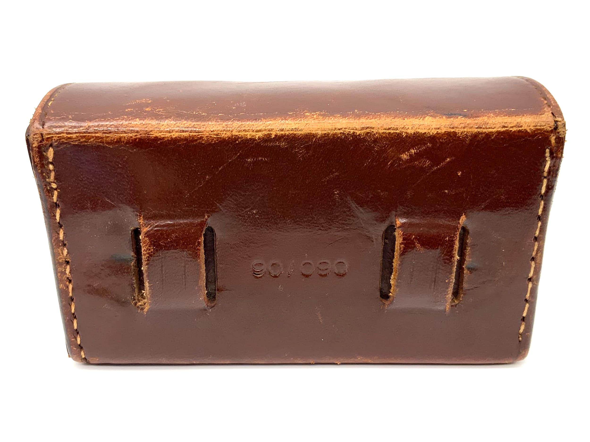 Voigtländer Bereitschaftstasche 90/090 braun Ledertasche für Blende + Filter