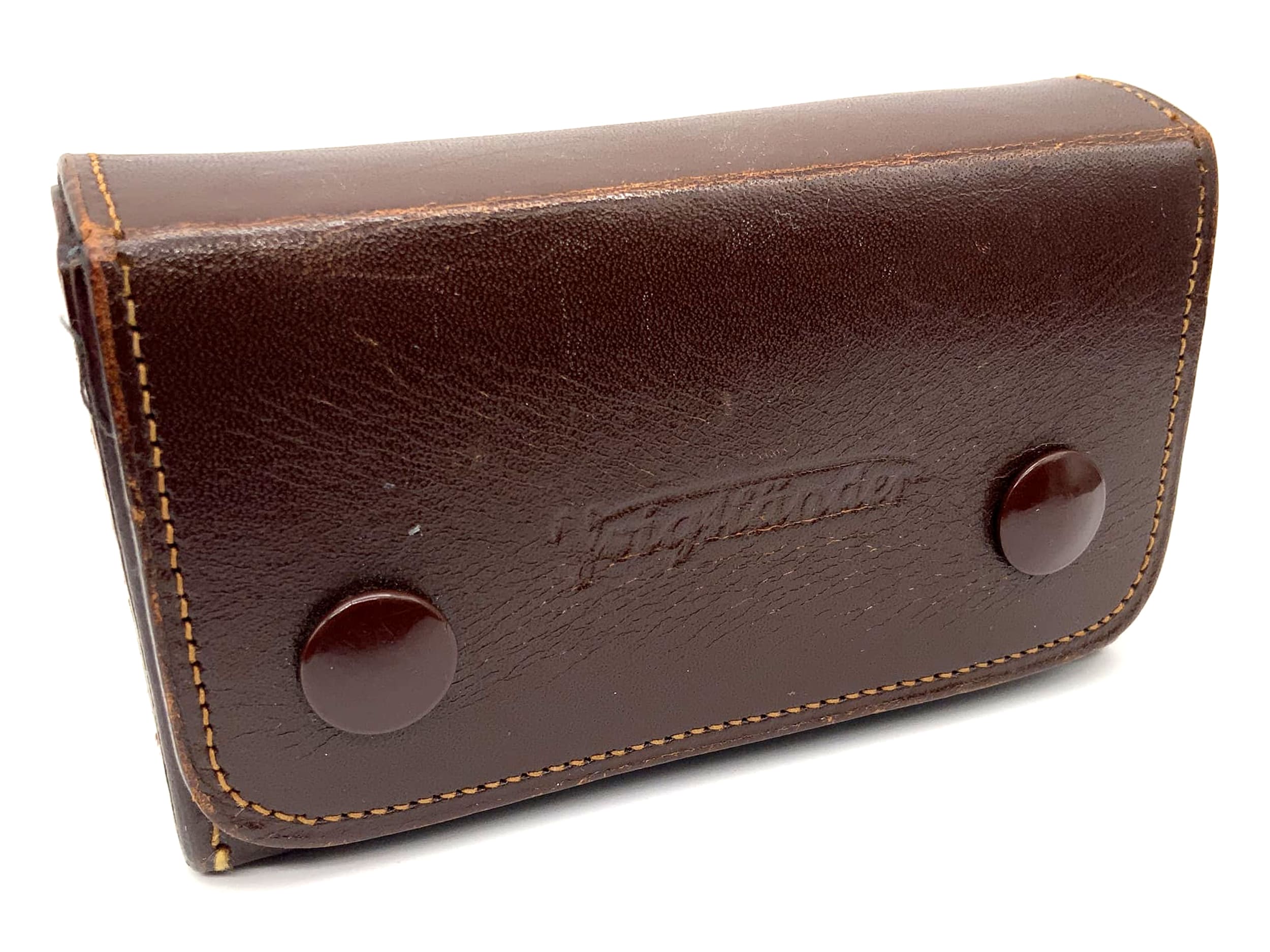 Voigtländer Bereitschaftstasche 90/091 braun Ledertasche für Blende + Filter