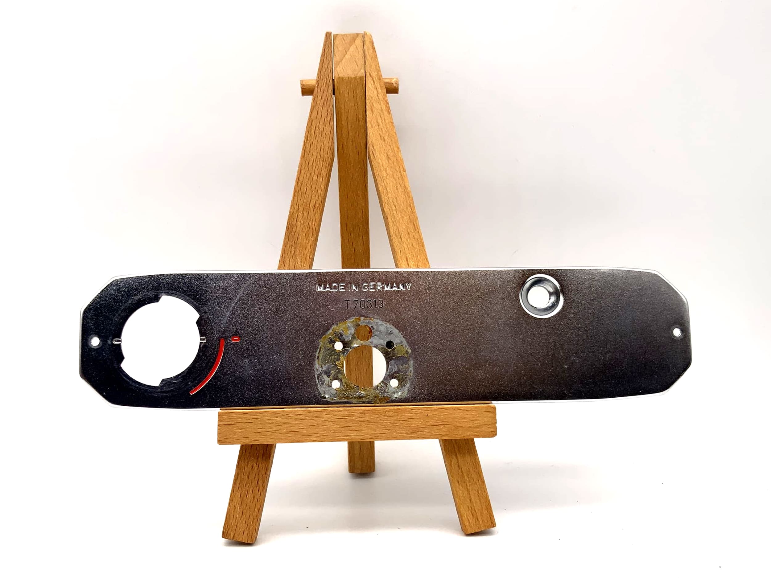 Zeiss Ikon Bodenplatte Icarex 35S silber Base Plate Ersatzteil