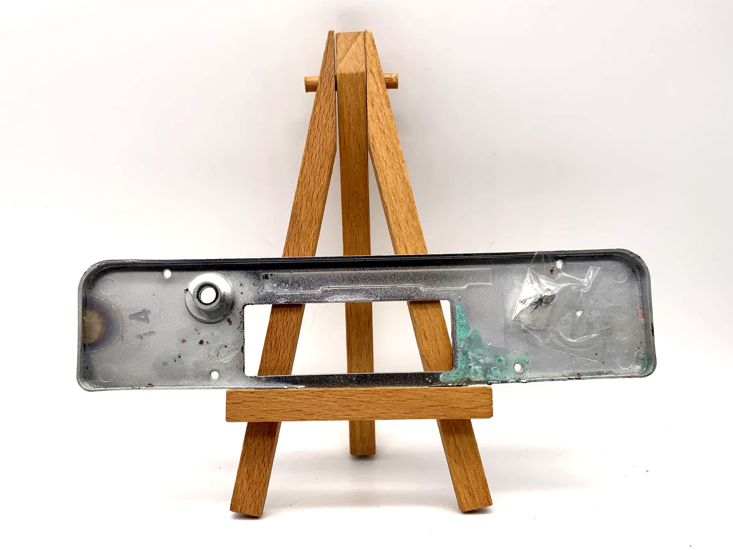 Pentacon Bodenplatte Praktica LLC silber Base Plate Ersatzteil