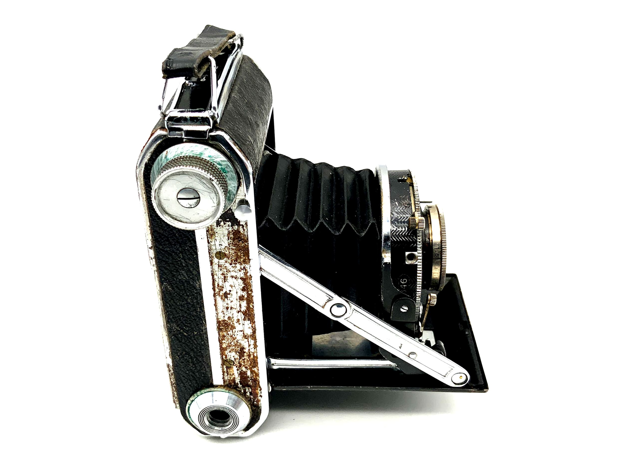 Klappkamera mit Rodenstock Trinar Anastigmat 1:2.9 f=7,5cm