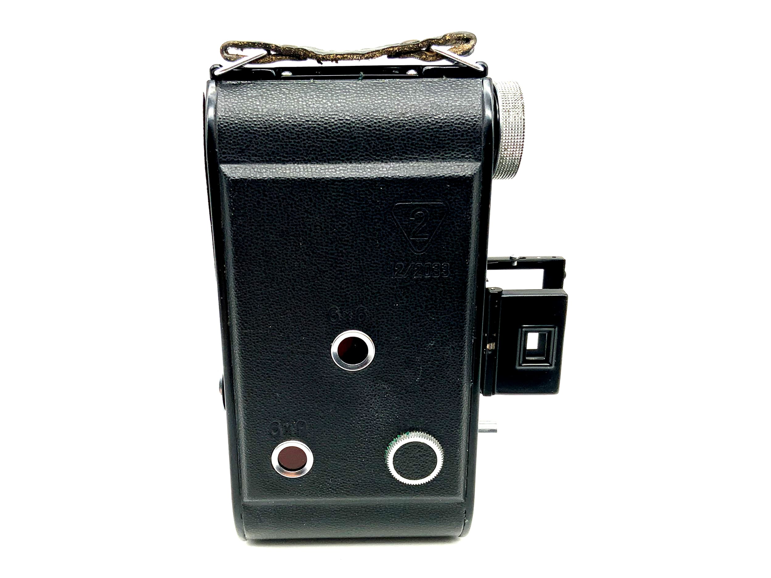 VEB Belfoca I Klappkamera mit Binor 6.3/105 Binor