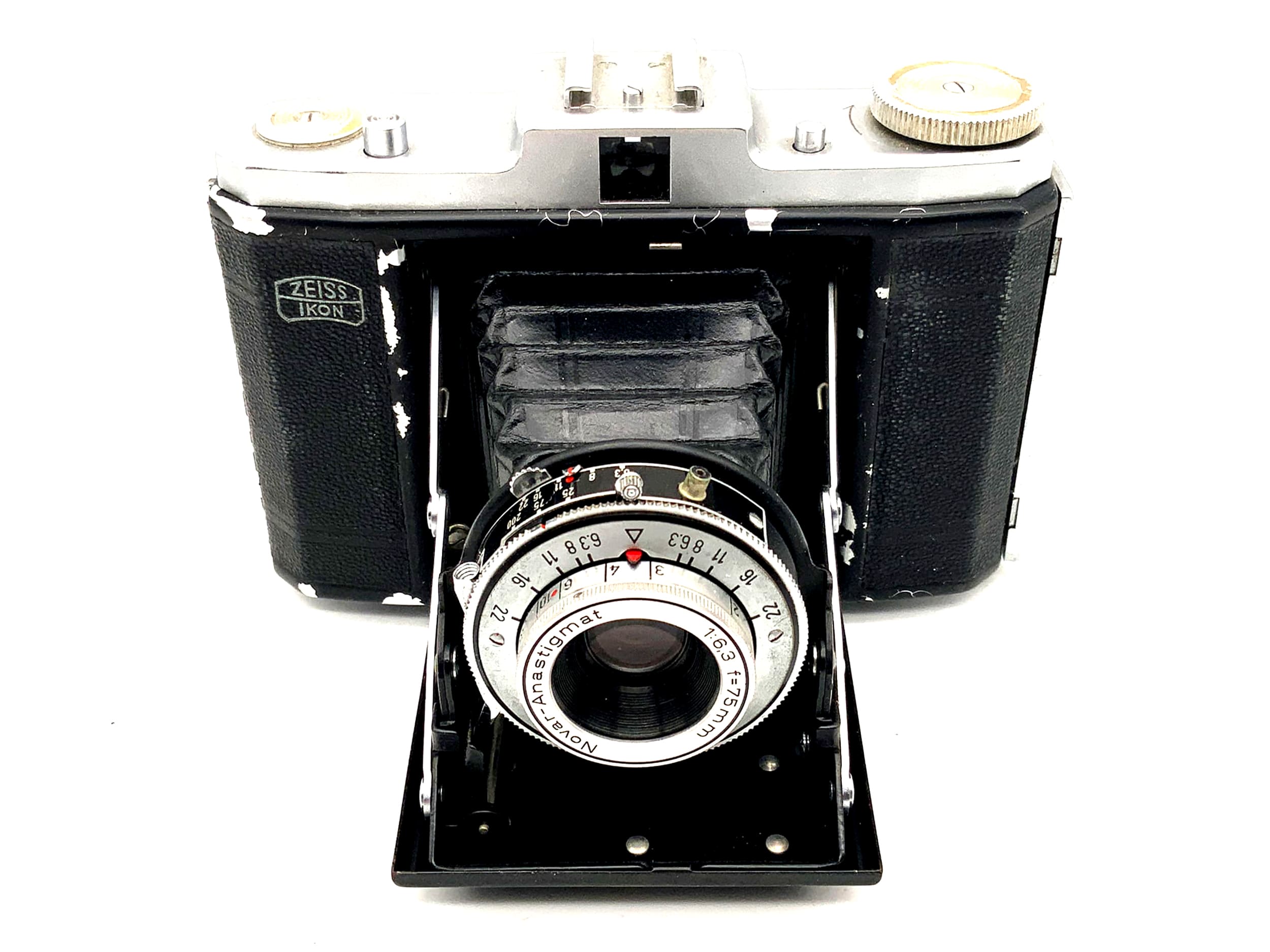 Zeiss Ikon Nettar 517/16 Klappkamera mit Novar Anastigmat 1:6.3 f=75mm Vario
