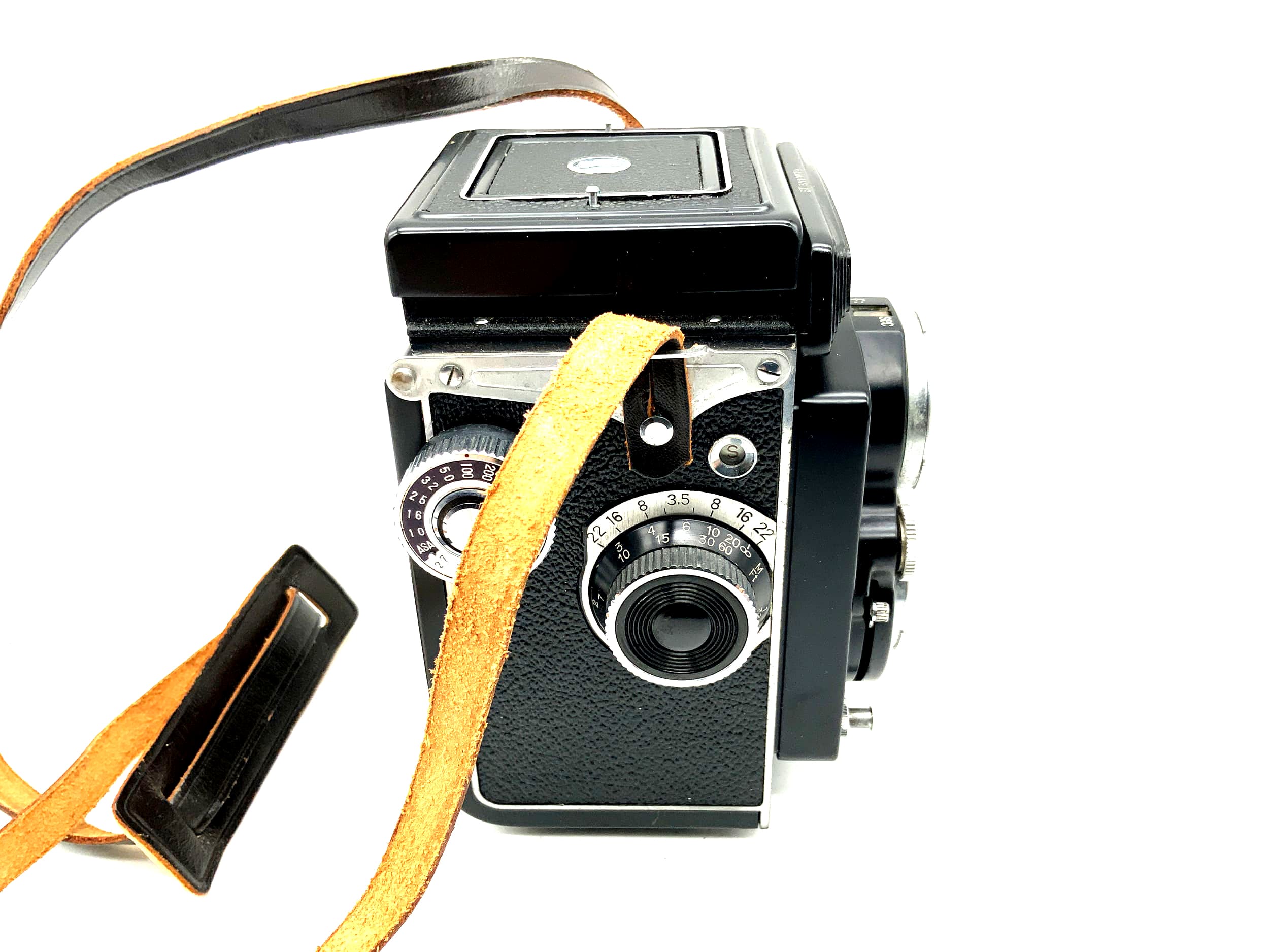 Yashica 635 TLR mit Yashikor 1:3.5 f=80mm Copal-MXV zweiäugige Kamera