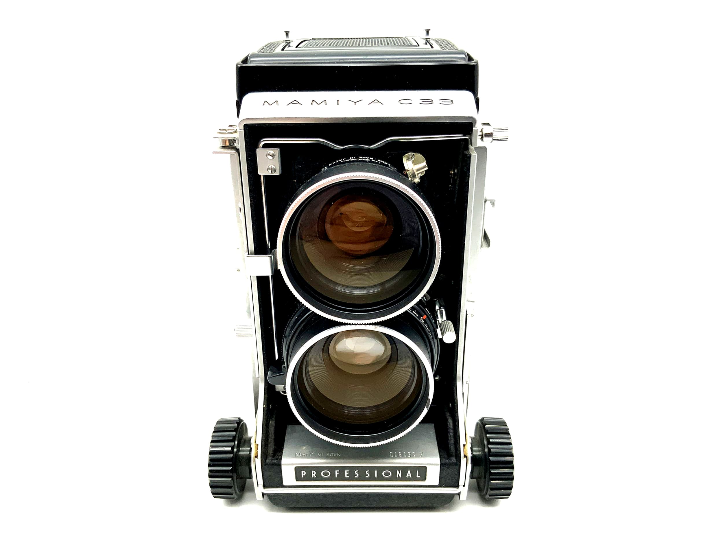 Mamiya C33 TLR mit Sekor 1:3.5/65mm Seiko Professional zweiäugige Kamera