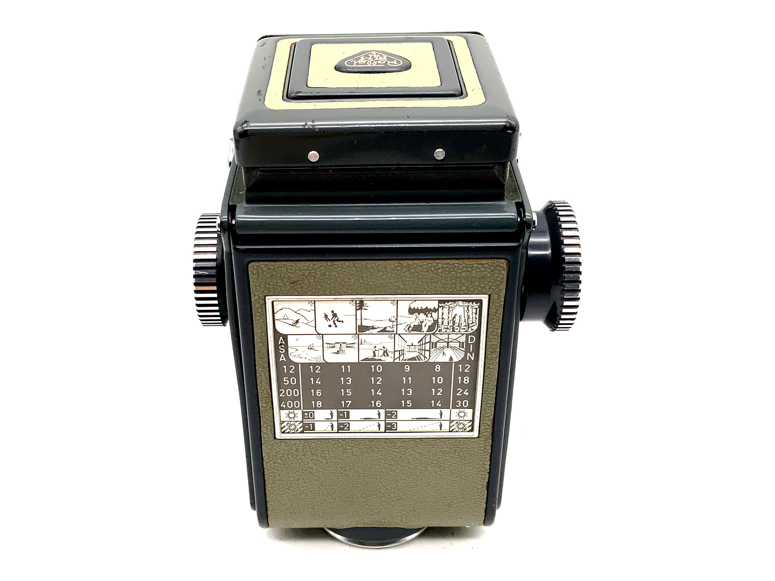 Rollei Rolleiflex Baby 4x4 TLR mit Xenar 1:3.5/60 Synchro Compur zweiäugig