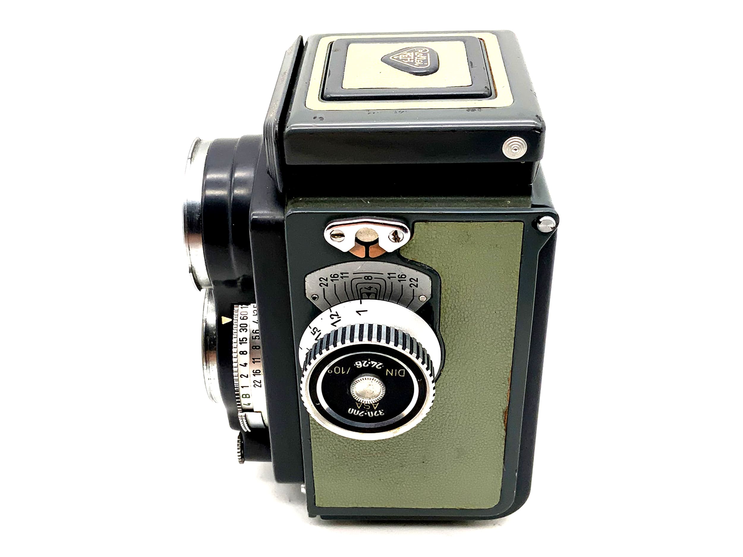 Rollei Rolleiflex Baby 4x4 TLR mit Xenar 1:3.5/60 Synchro Compur zweiäugig