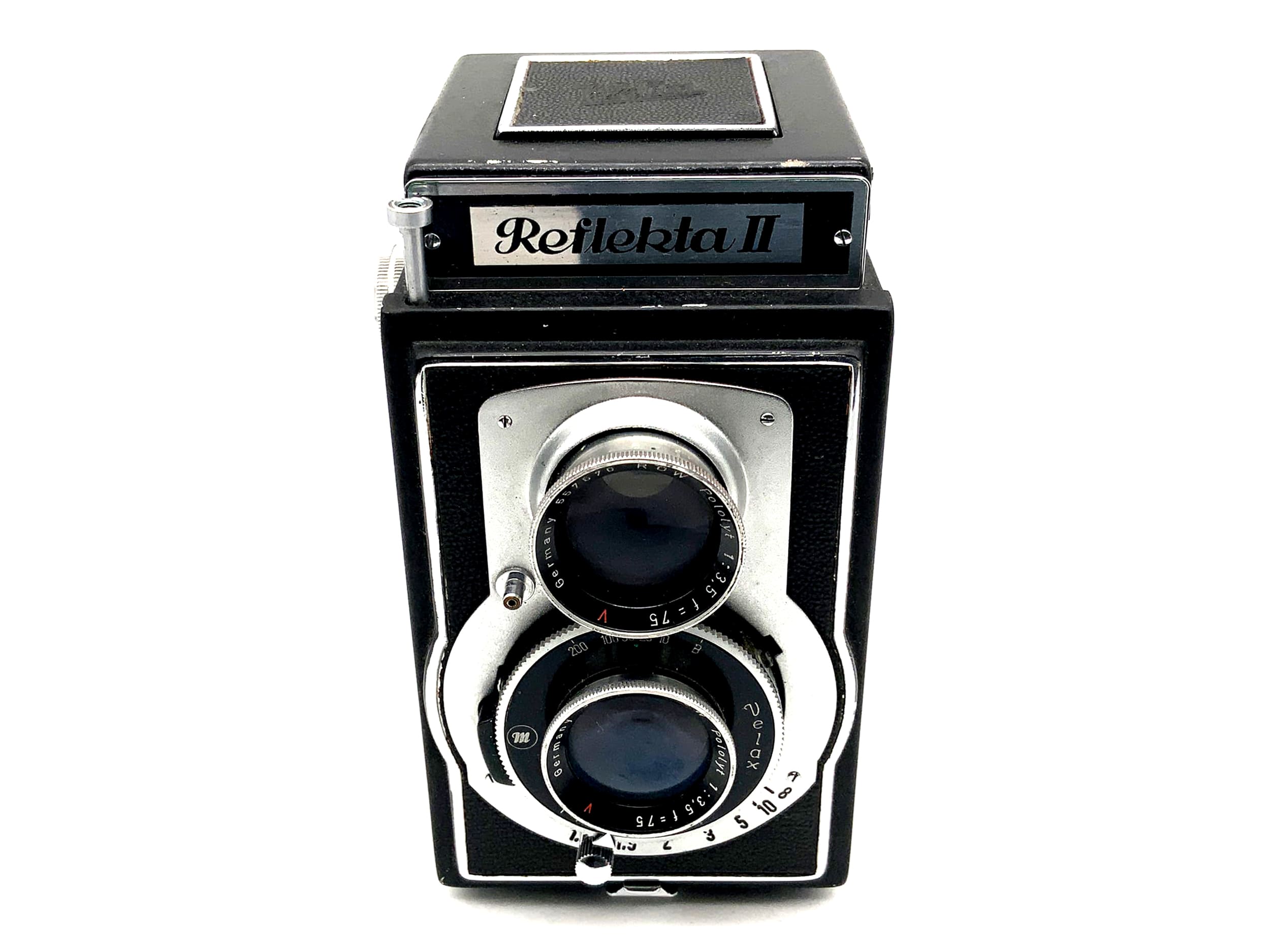 Welta Reflekta II TLR mit ROW Pololyt 1:3.5 f=75 red V velax zweiäugige Kamera