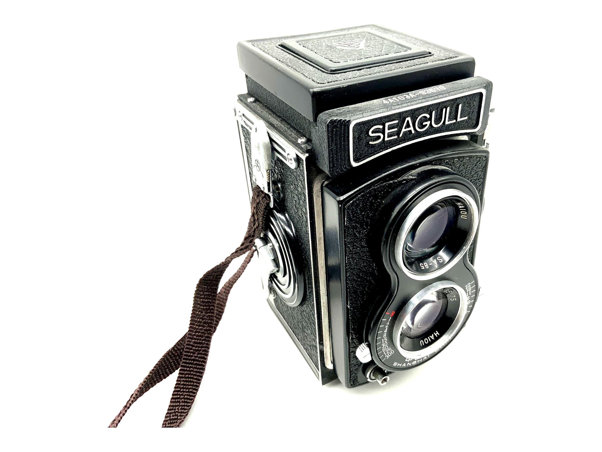 Seagull 4A-103 TLR mit Haiou SA-85 1:3.5/75 zweiäugige Kamera