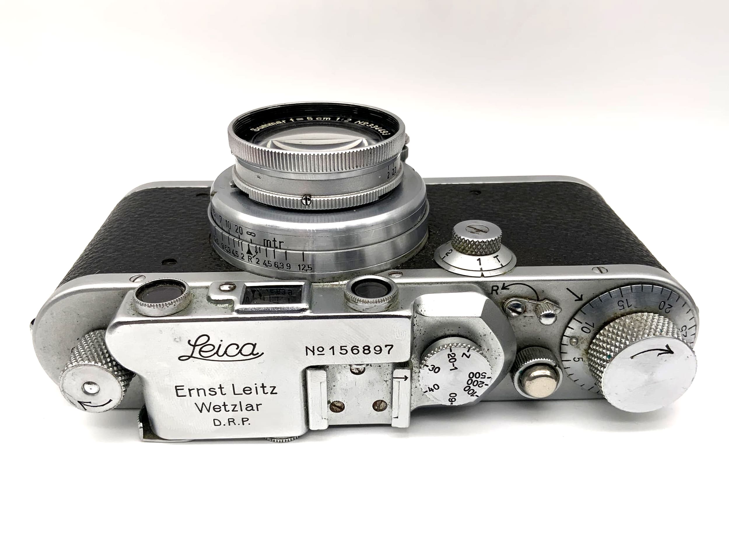 Leitz Leica III 1935 Sucherkamera mit Summar 5cm 1:2 50mm Leica 3 No. 156897