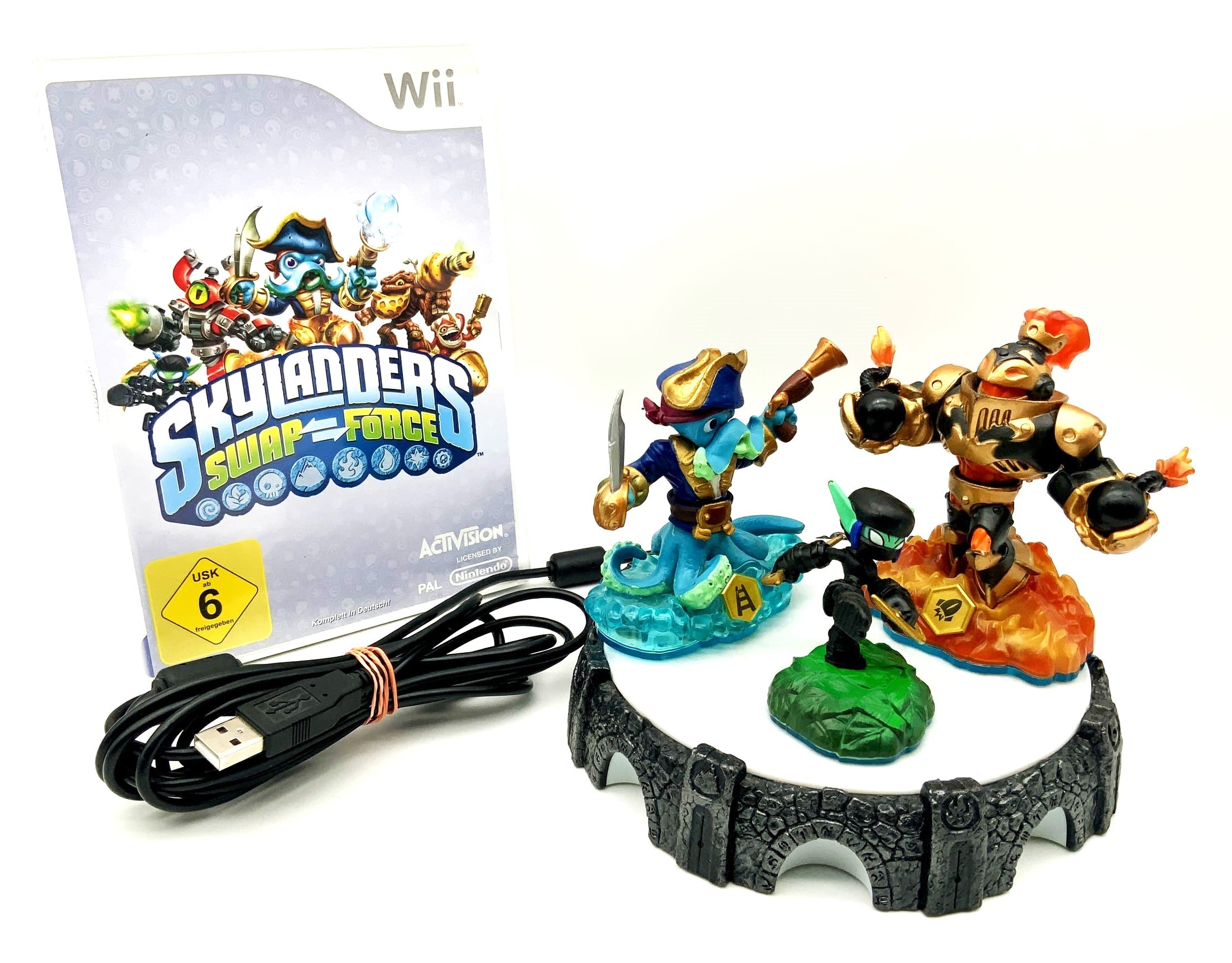 Skylanders Swap Force Starter Pack für Nintendo Wii - Starterset ohne Verpackung