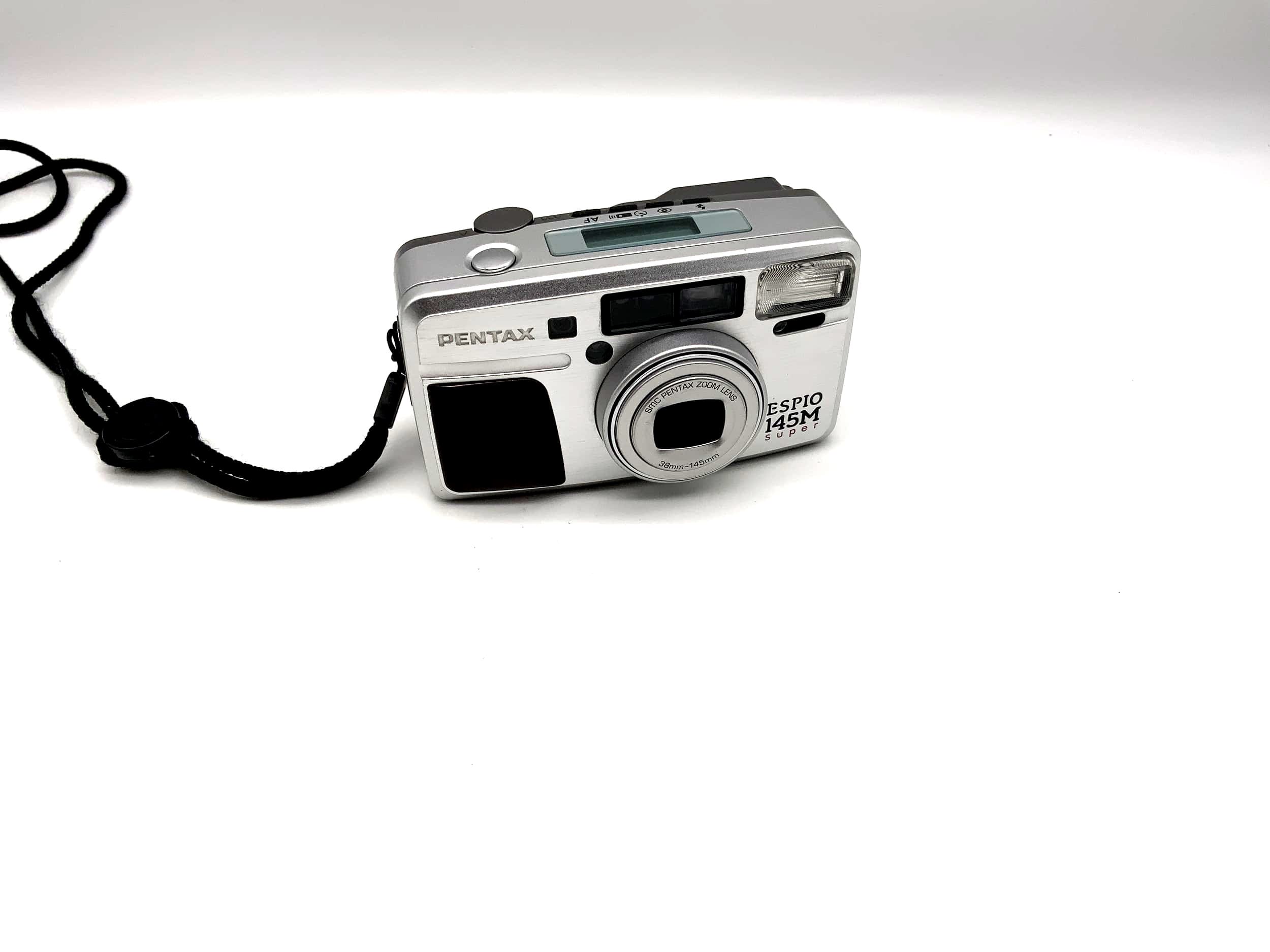 Pentax ESPIO 145M super Kompaktkamera smc Pentax Zoom 38-145mm Analogkamera AF