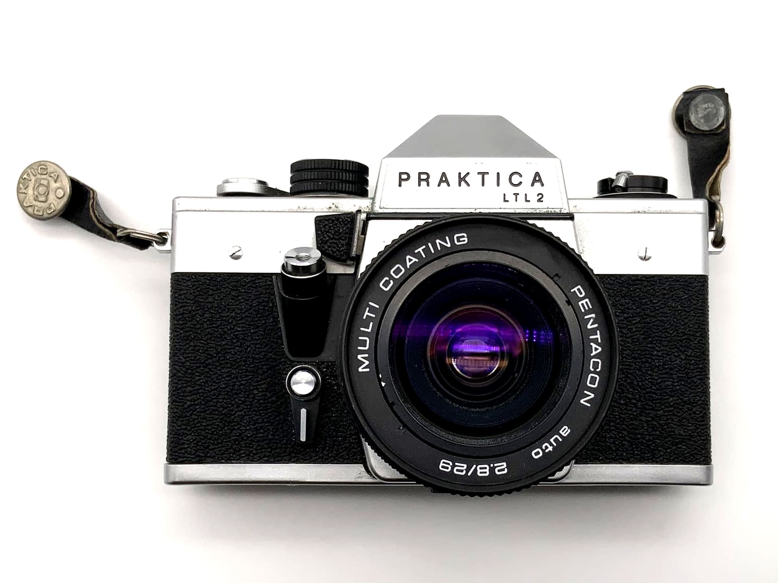 Pentacon Praktica LTL2 mit 2.8 29mm Objektiv Spiegelreflexkamera 35mm analog