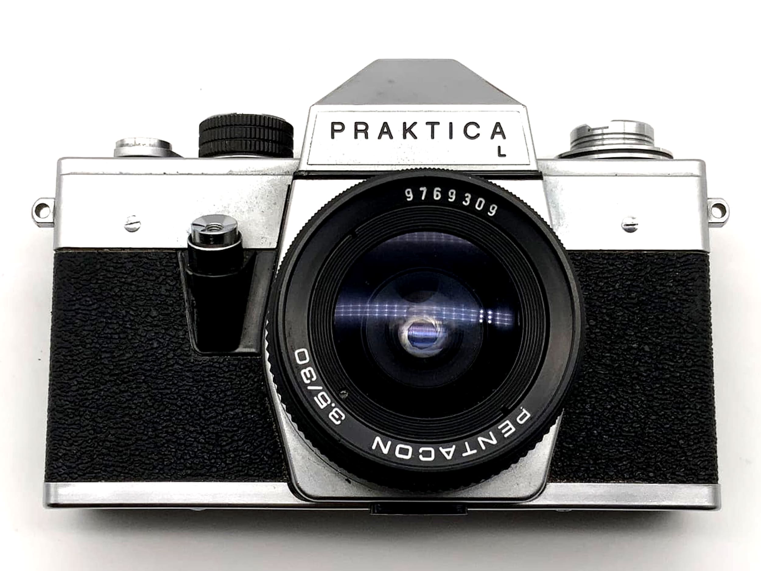 Pentacon Praktica L mit 3.5 30mm Objektiv Spiegelreflexkamera 35mm analog