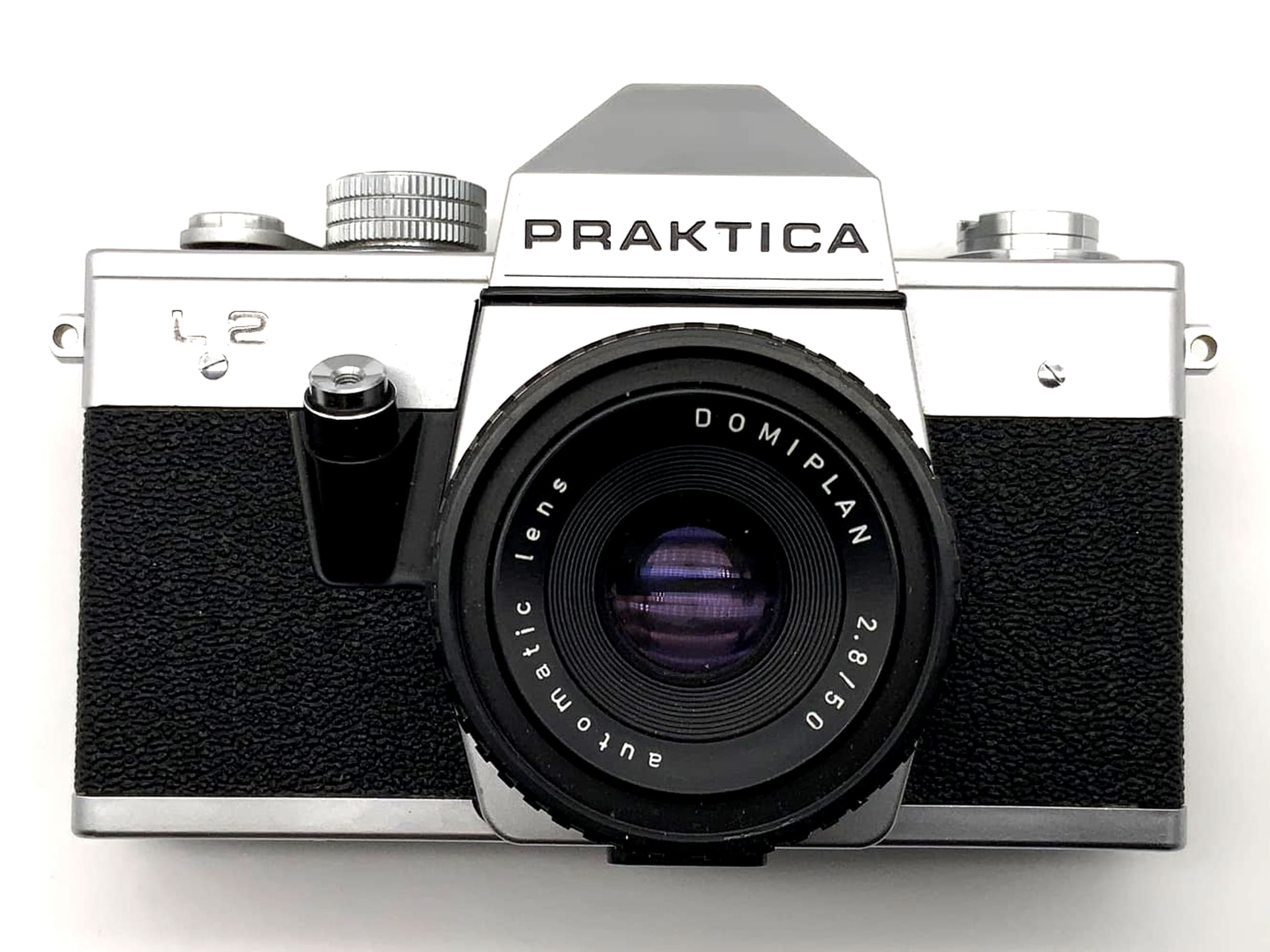 Pentacon Praktica L2 mit Domiplan 2.8 50mm Spiegelreflexkamera 35mm analog