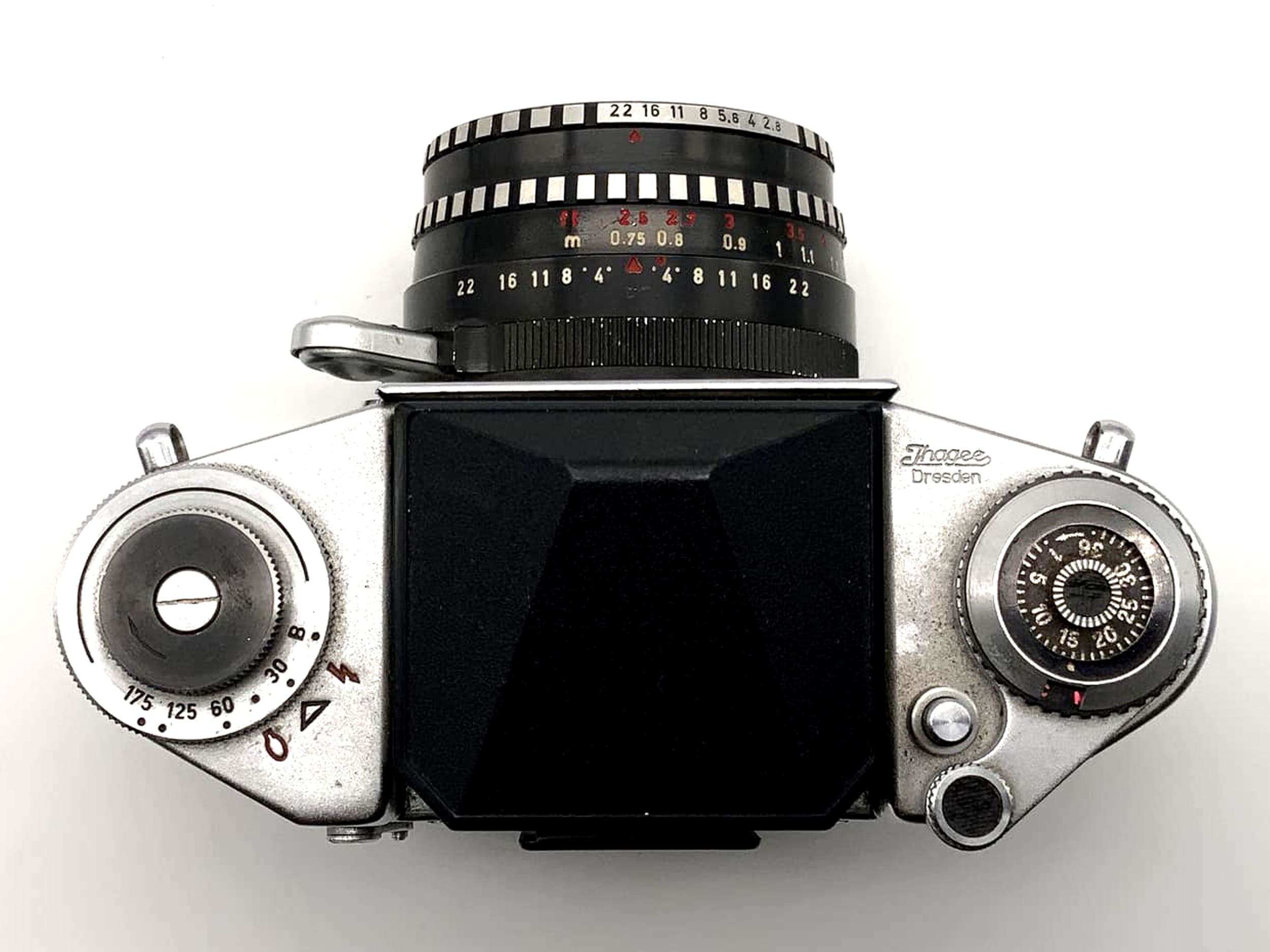 Exakta EXA 1a mit Meyer Optik Görlitz 2.8 50mm Spiegelreflexkamera 35mm analog