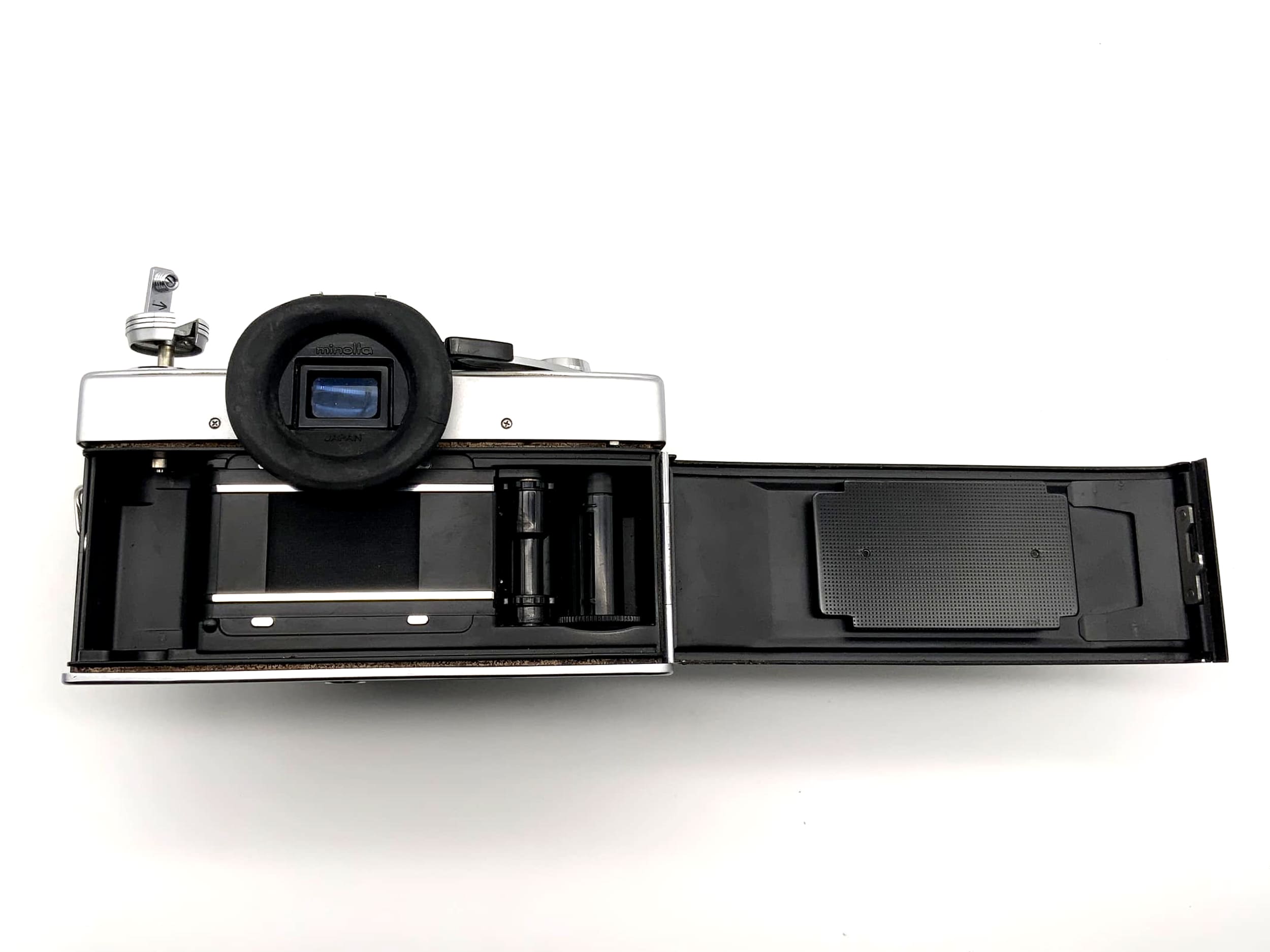 Minolta SRT 101 mit Minolta MD 1.7 50mm Spiegelreflexkamera 35mm analog