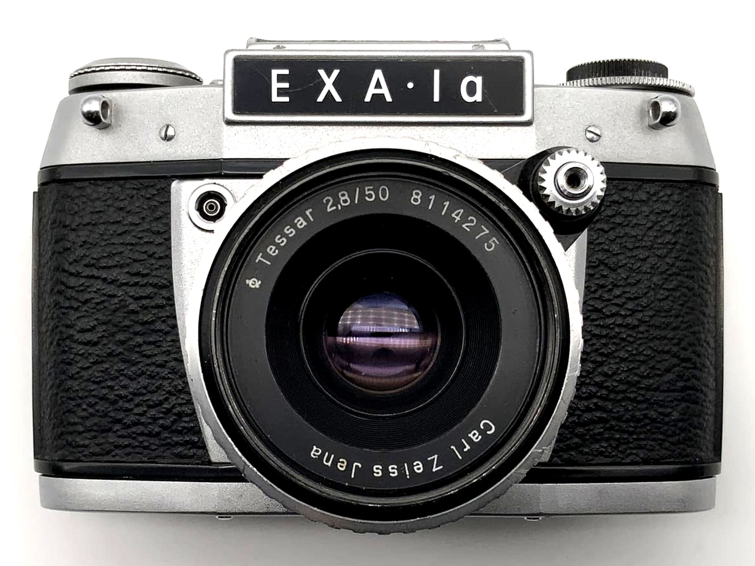Exakta EXA 1a mit Carl Zeiss Tessar 2.8 50mm Spiegelreflexkamera 35mm analog