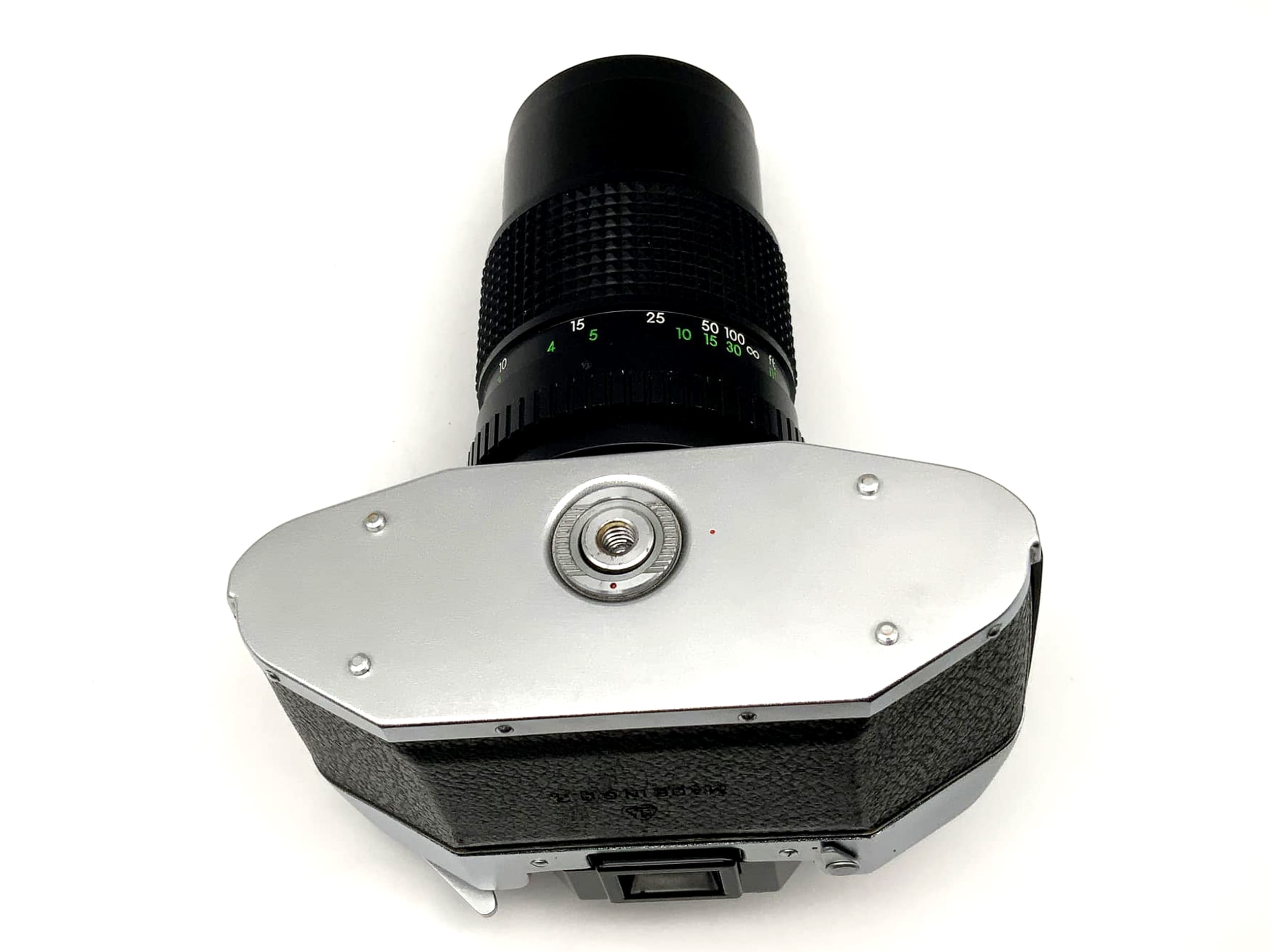 Exakta Exa 1b analoge Spiegelreflexkamera mit Revuenon 1:2.8 135mm Objektiv