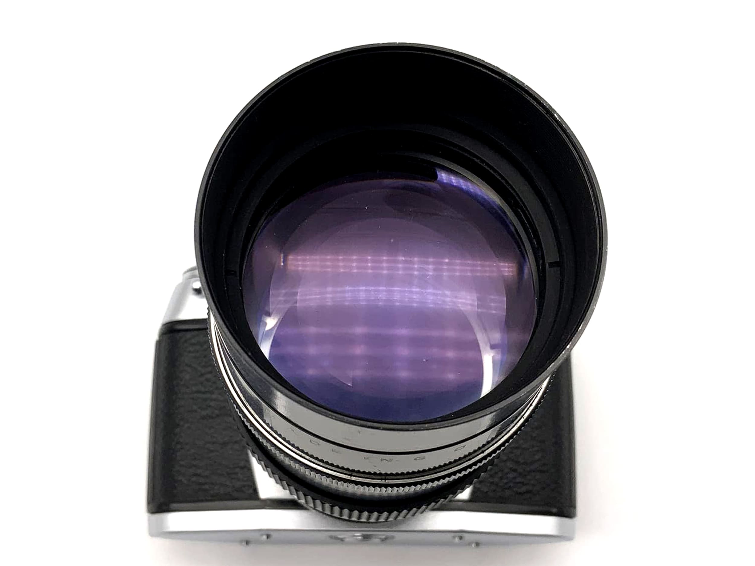 Exakta Exa 1a analoge Spiegelreflexkamera mit Pentacon 4/200 Objektiv