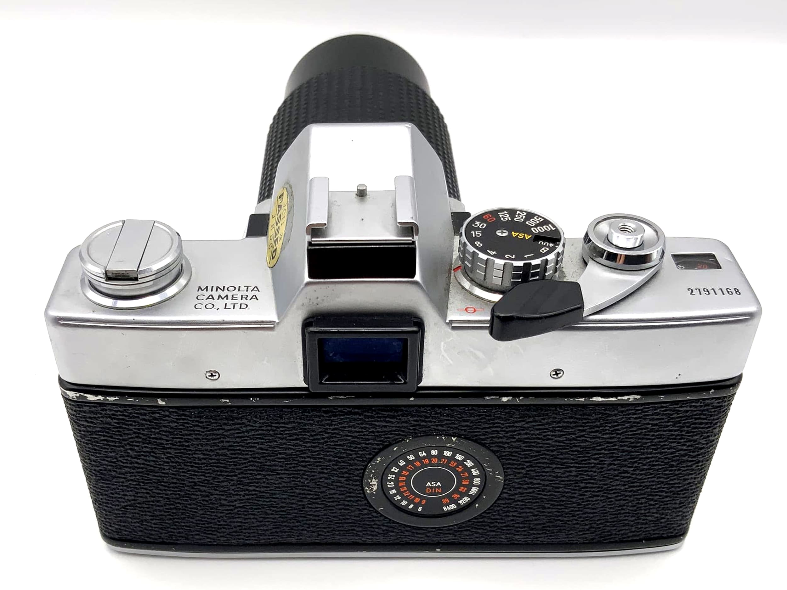 Minolta SRT101 mit Tokina RMC 4.5 80-200mm Spiegelreflexkamera 35mm analog