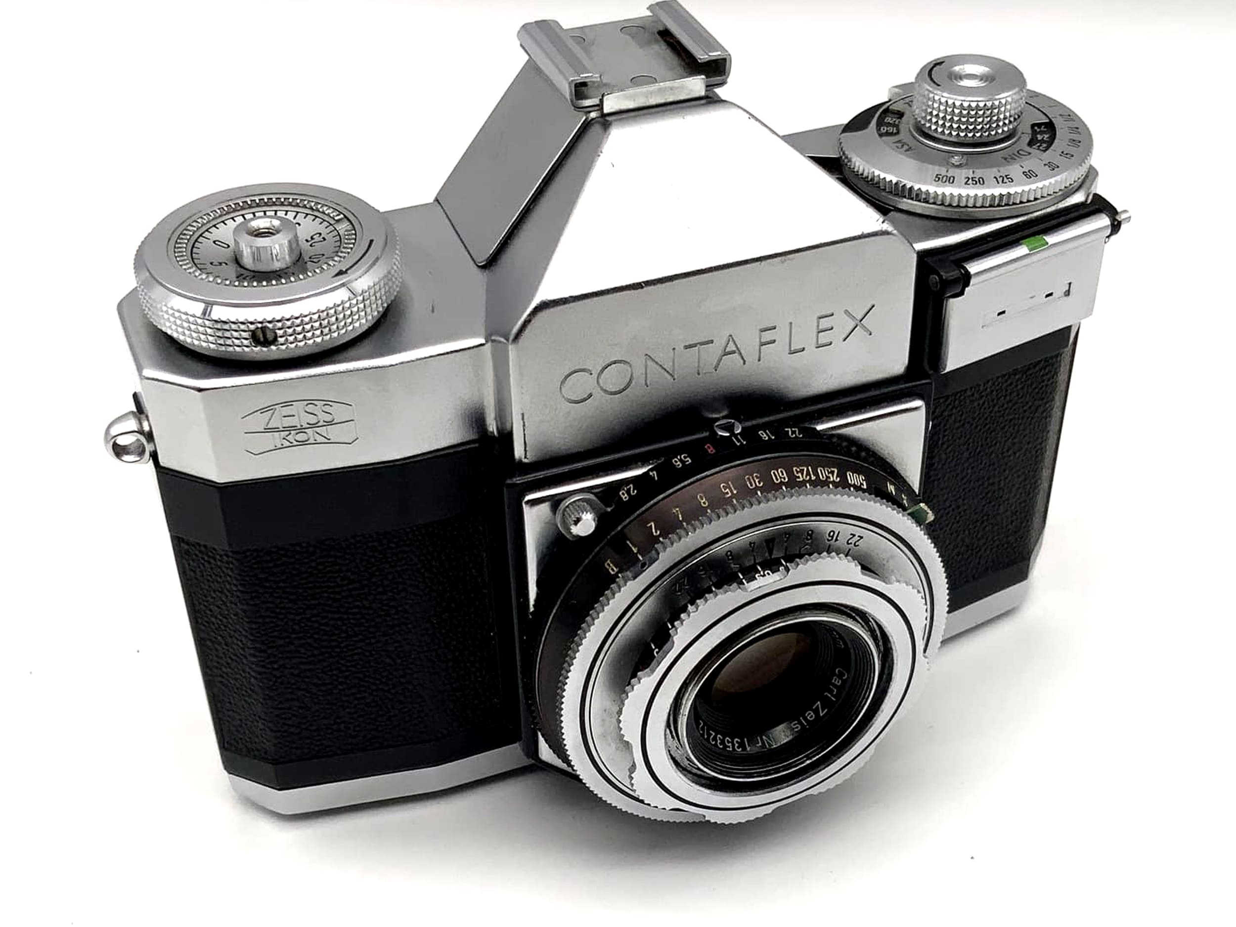 Zeiss Ikon Contaflex Tessar 2.8 45mm Kamera Synchro Compur Analogkamera 35mm