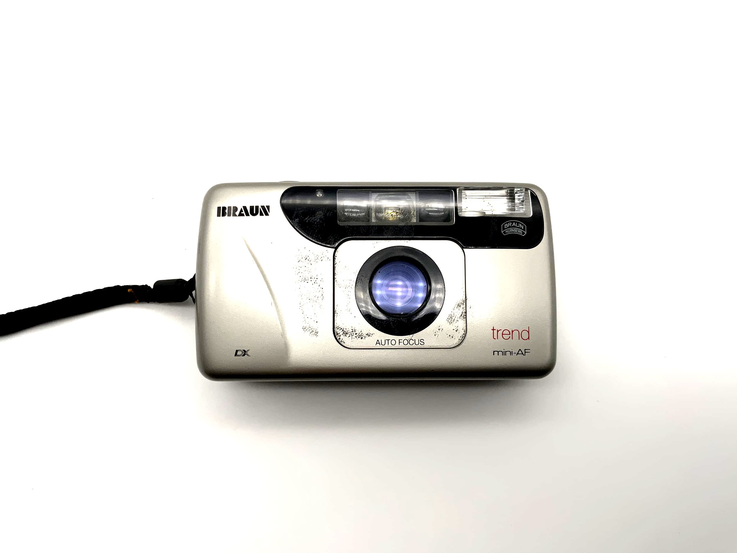 Braun trend mini-AF Kompaktkamera Analogkamera Point & Shoot Autofokus AF 35mm
