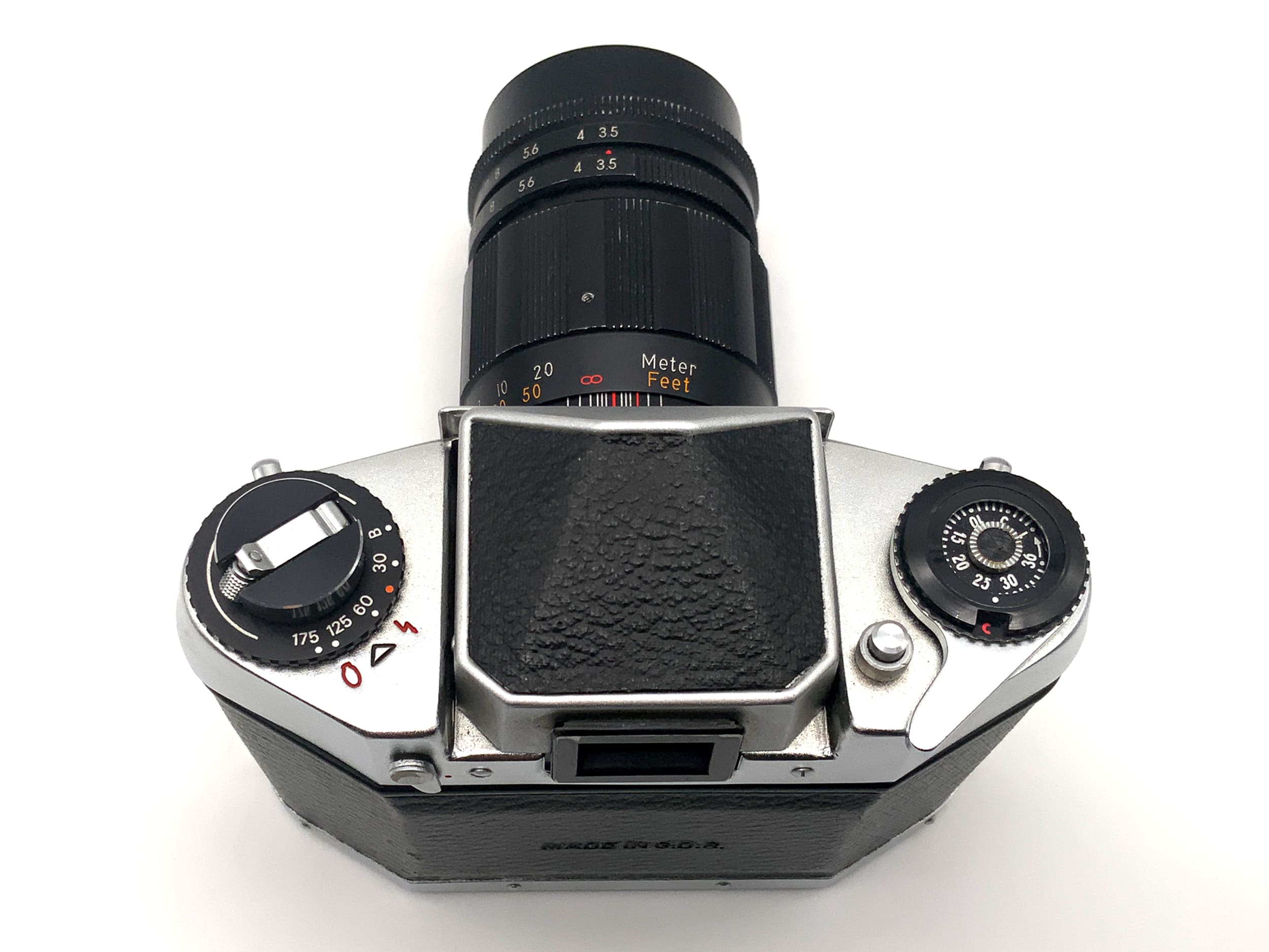 Exakta EXA 1b mit Weltblick Telephoto 3.5 135mm Spiegelreflexkamera 35mm analog