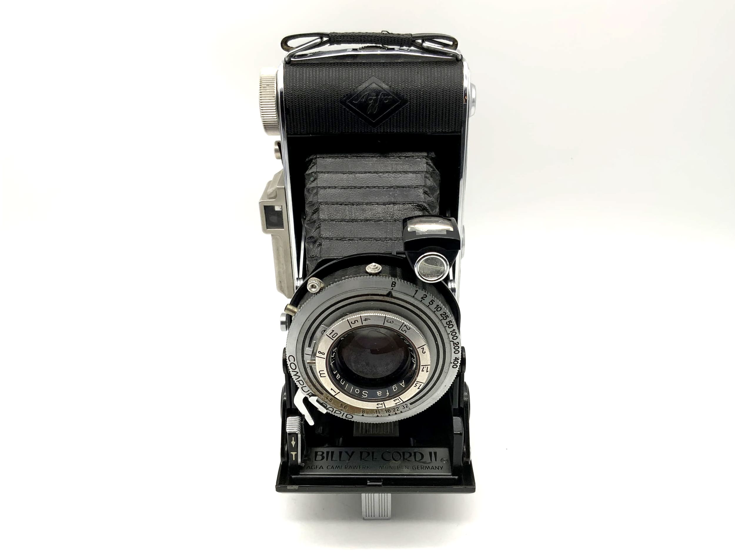 Agfa Billy Record II Klappkamera mit Solinar 1:4.5 f=105mm Compur Rapid