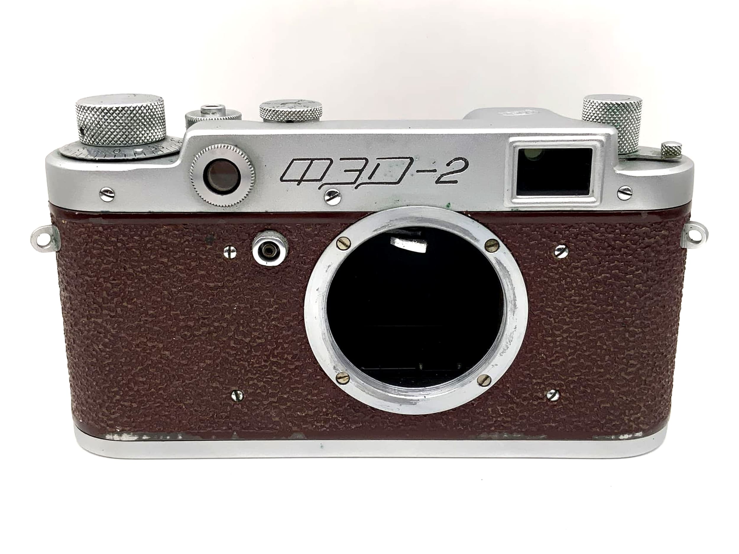 FED 2 Typ B Messsucherkamera rot Analogkamera Body Gehäuse Sucherkamera (M39)