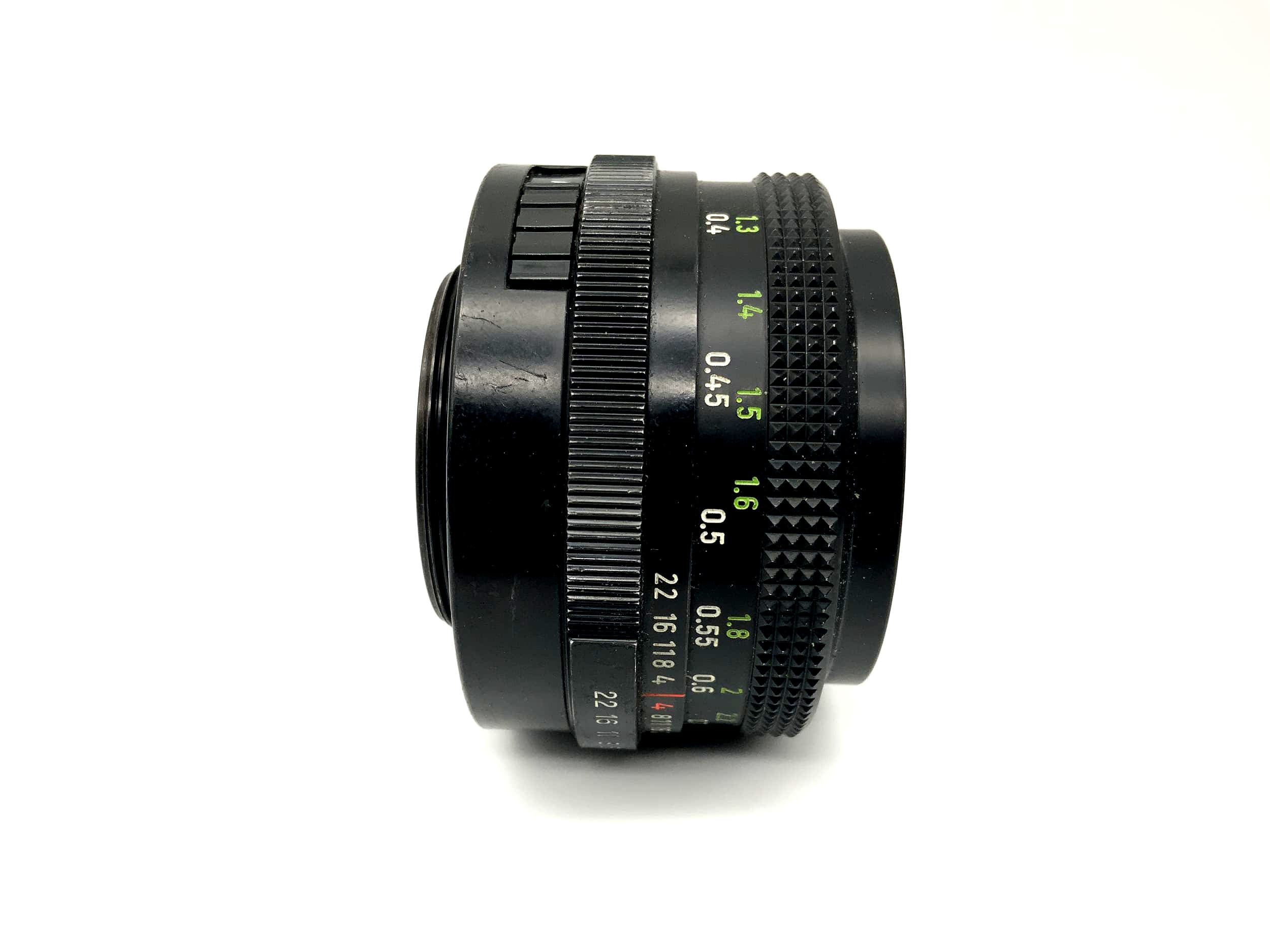 Carl Zeiss 50mm 1:2.8 Objektiv Tessar aus Jena DDR Kamera Camera Lens (M42)