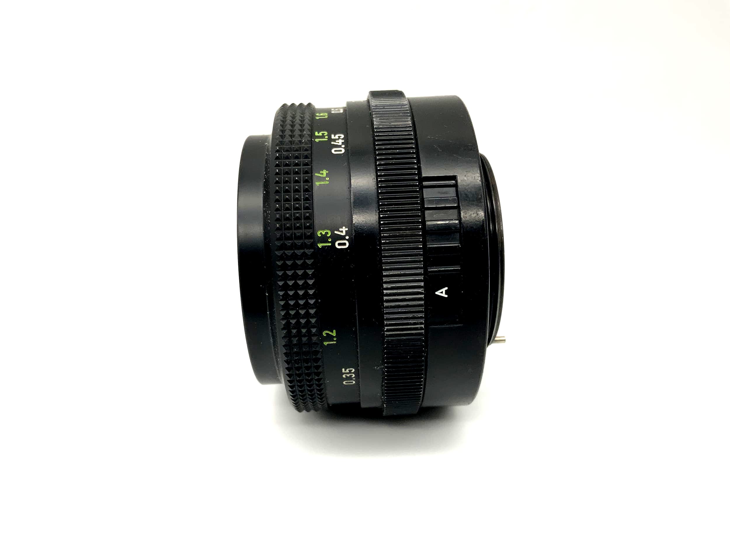 Carl Zeiss 50mm 1:2.8 Objektiv Tessar aus Jena DDR Kamera Camera Lens (M42)