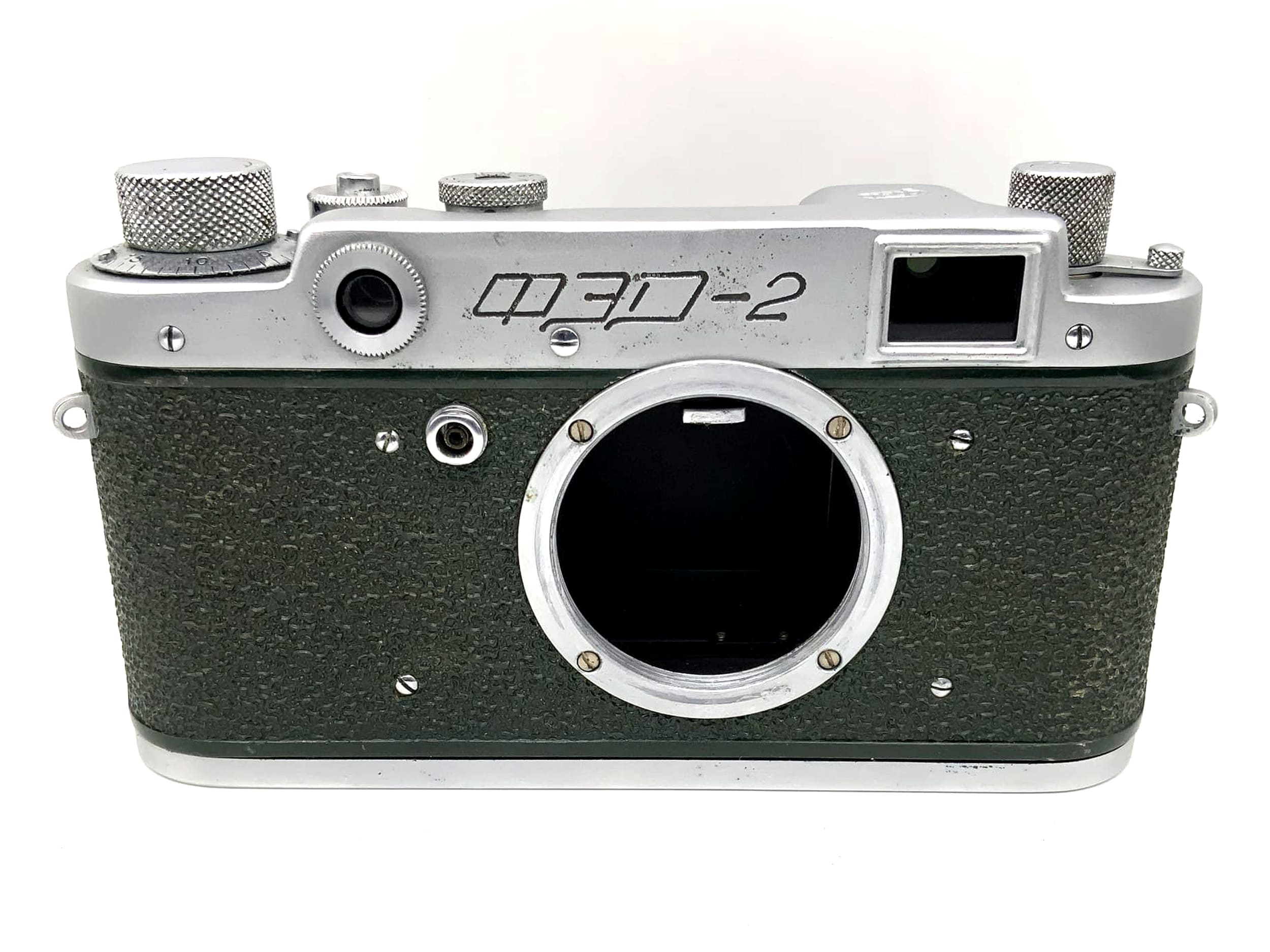 FED 2 Typ B Messsucherkamera grün Analogkamera Body Gehäuse Sucherkamera (M39)