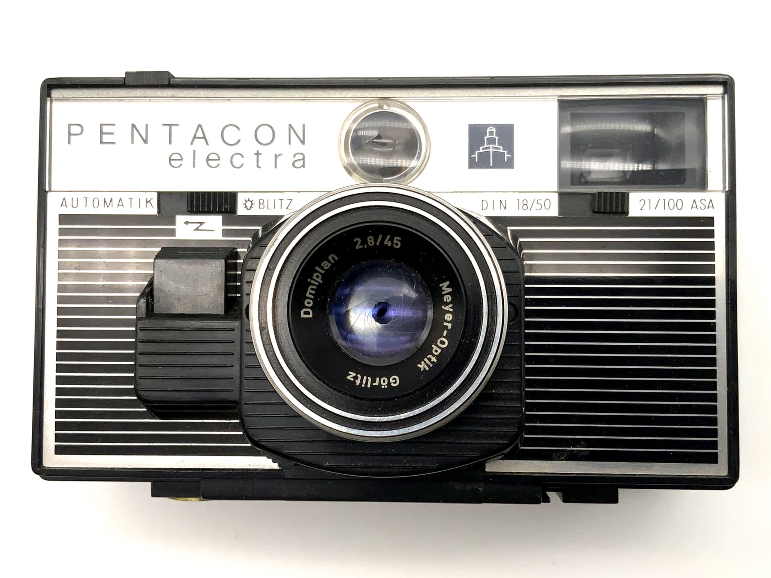 Pentacon electra Sucherkamera mit Domiplan 45mm 1:2,8 35mm Kompaktkamera