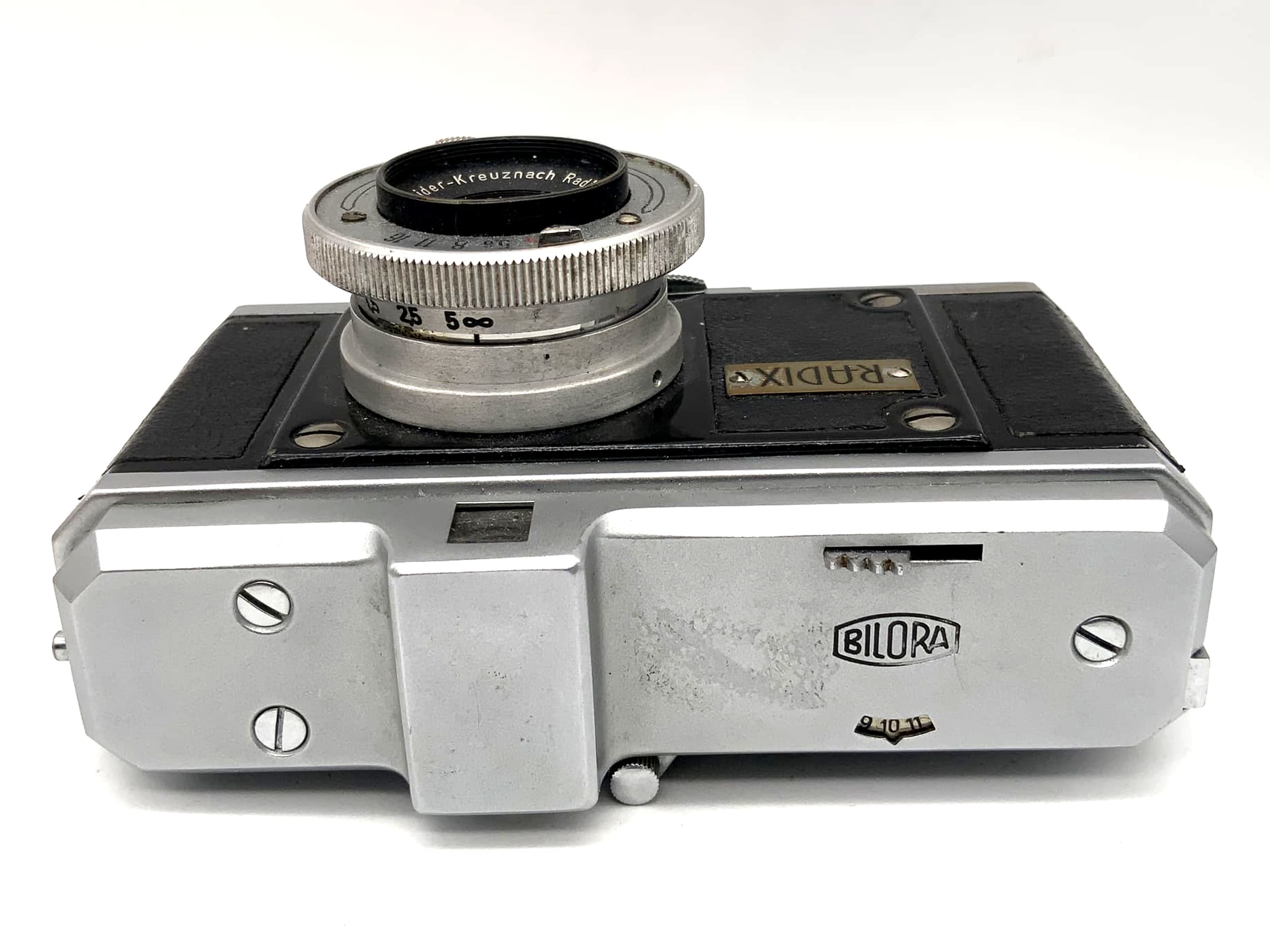 Bilora Radix Sucherkamera mit Schneider Kreuznach Radionar 1:3.5/38 Analogkamera