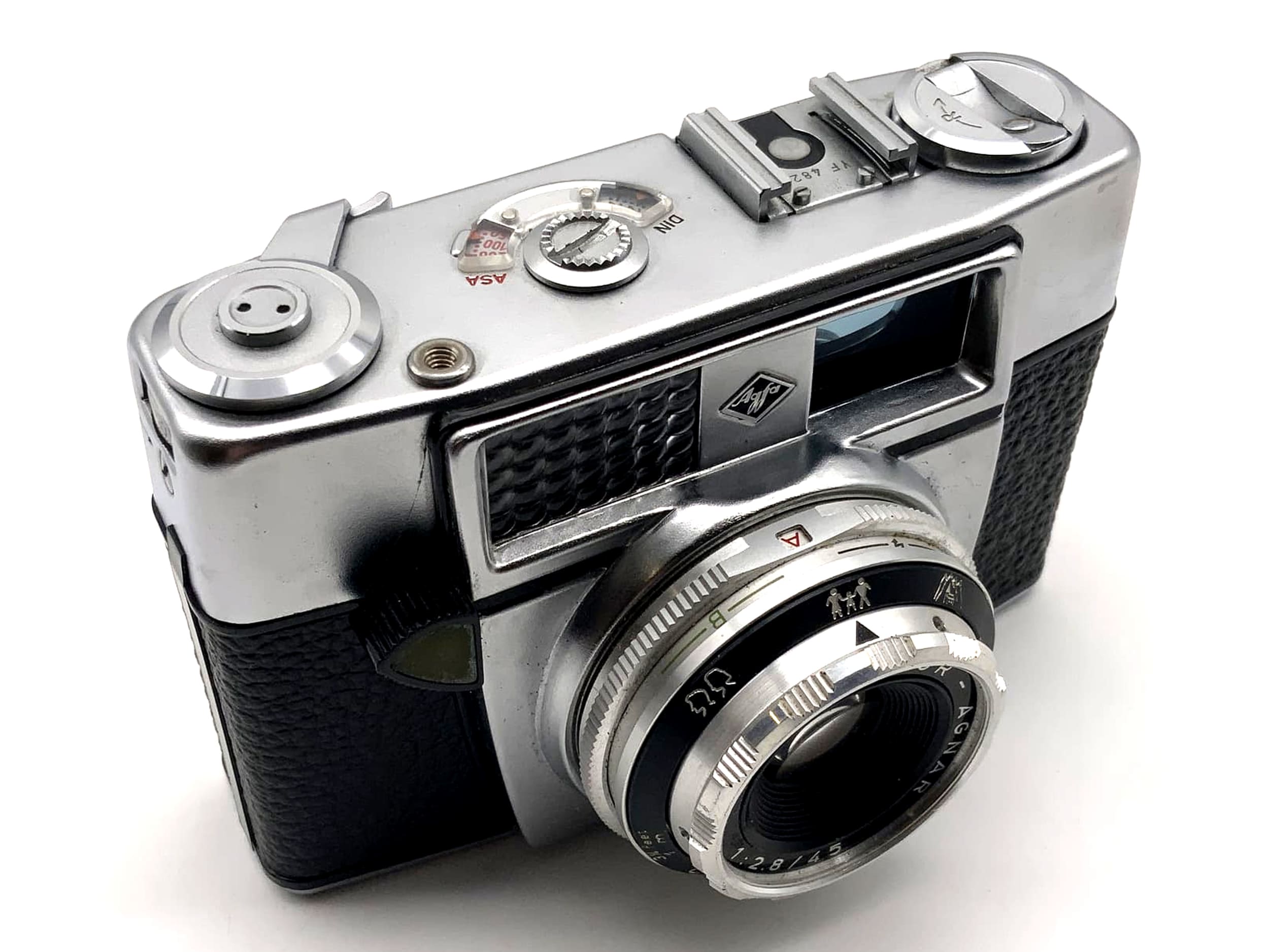 Agfa Optima 1a Sucherkamera mit Color Agnar 45mm 1:2.8 35mm Kompaktkamera Ia