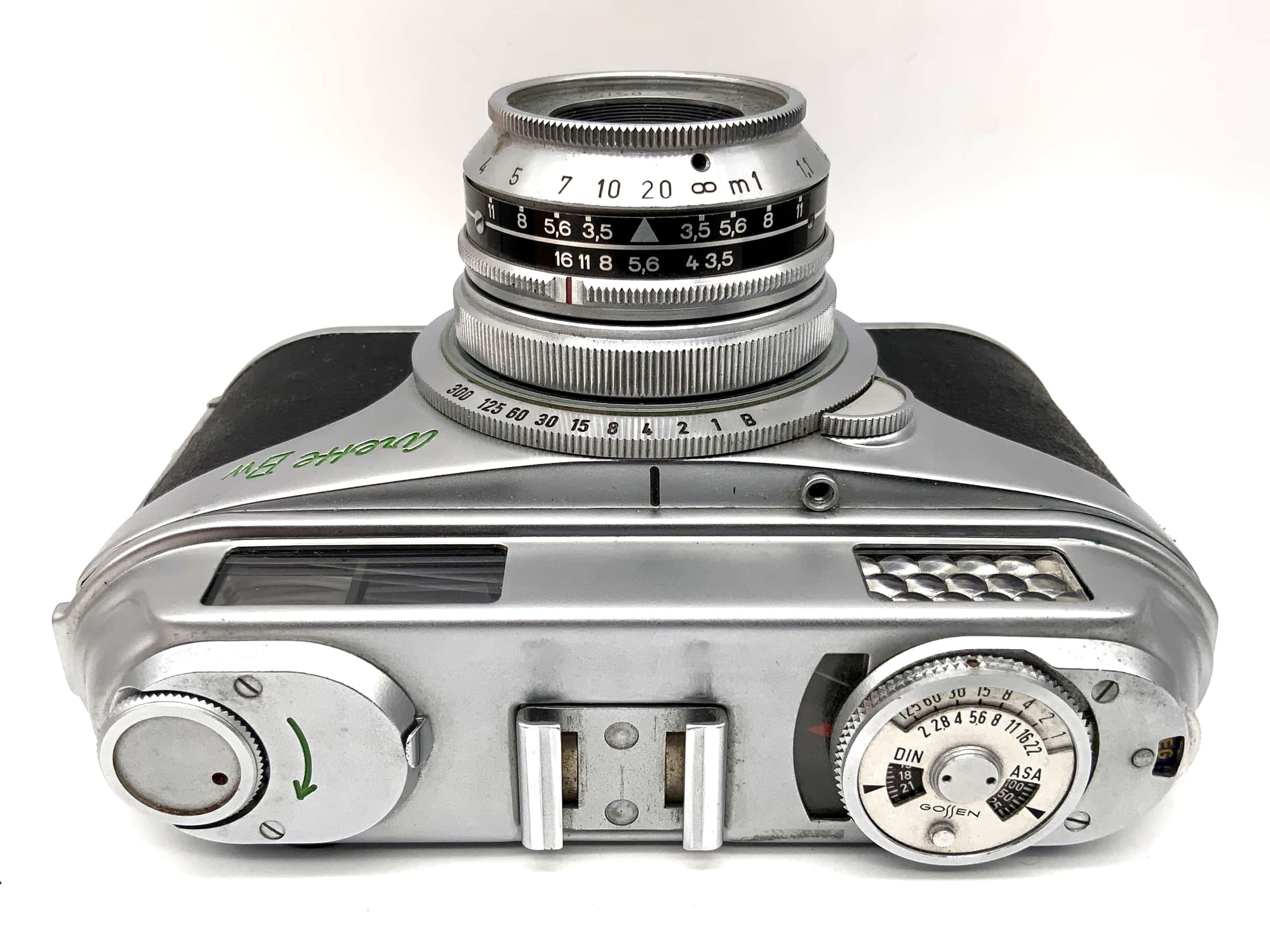 Aka Arette BW Sucherkamera Schneider Kreuznach Radionar 1:3.5/50 Analogkamera