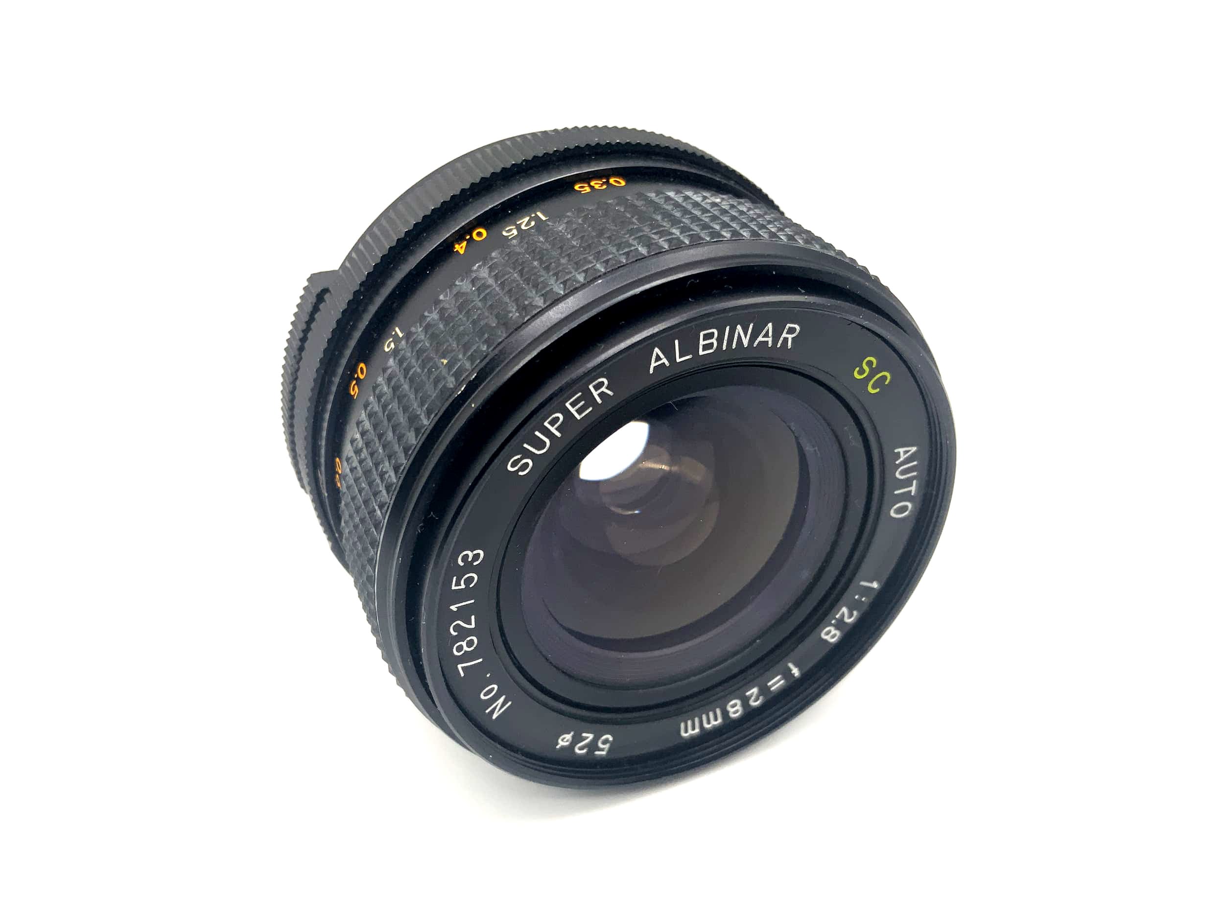 Albinar 28mm 1:2.8 Objektiv Auto SC super Albinar Kamera Camera Lens (M42)