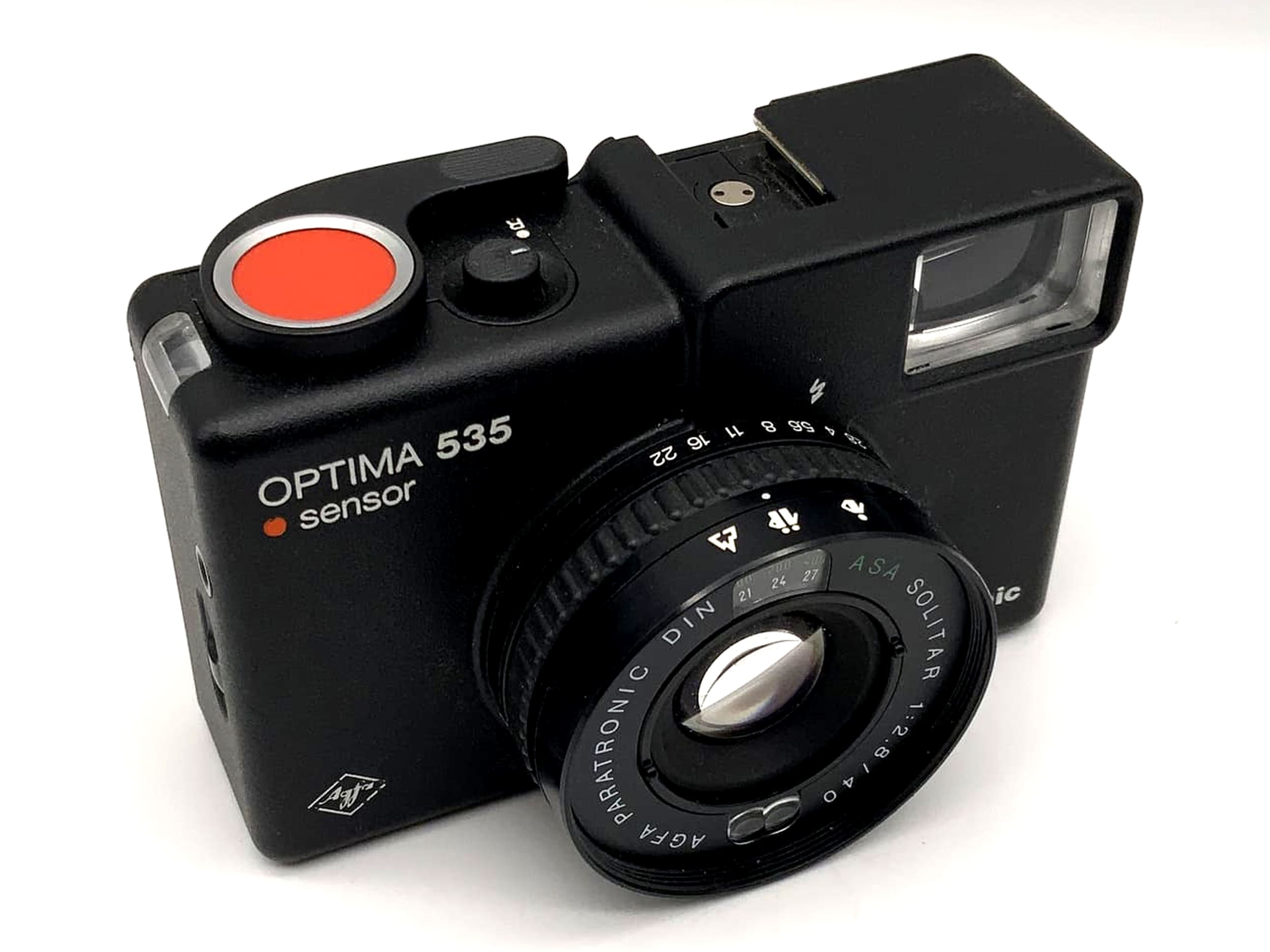 Agfa Optima 535 sensor Sucherkamera mit Solitar 40mm 1:2.8 35mm Kompaktkamera