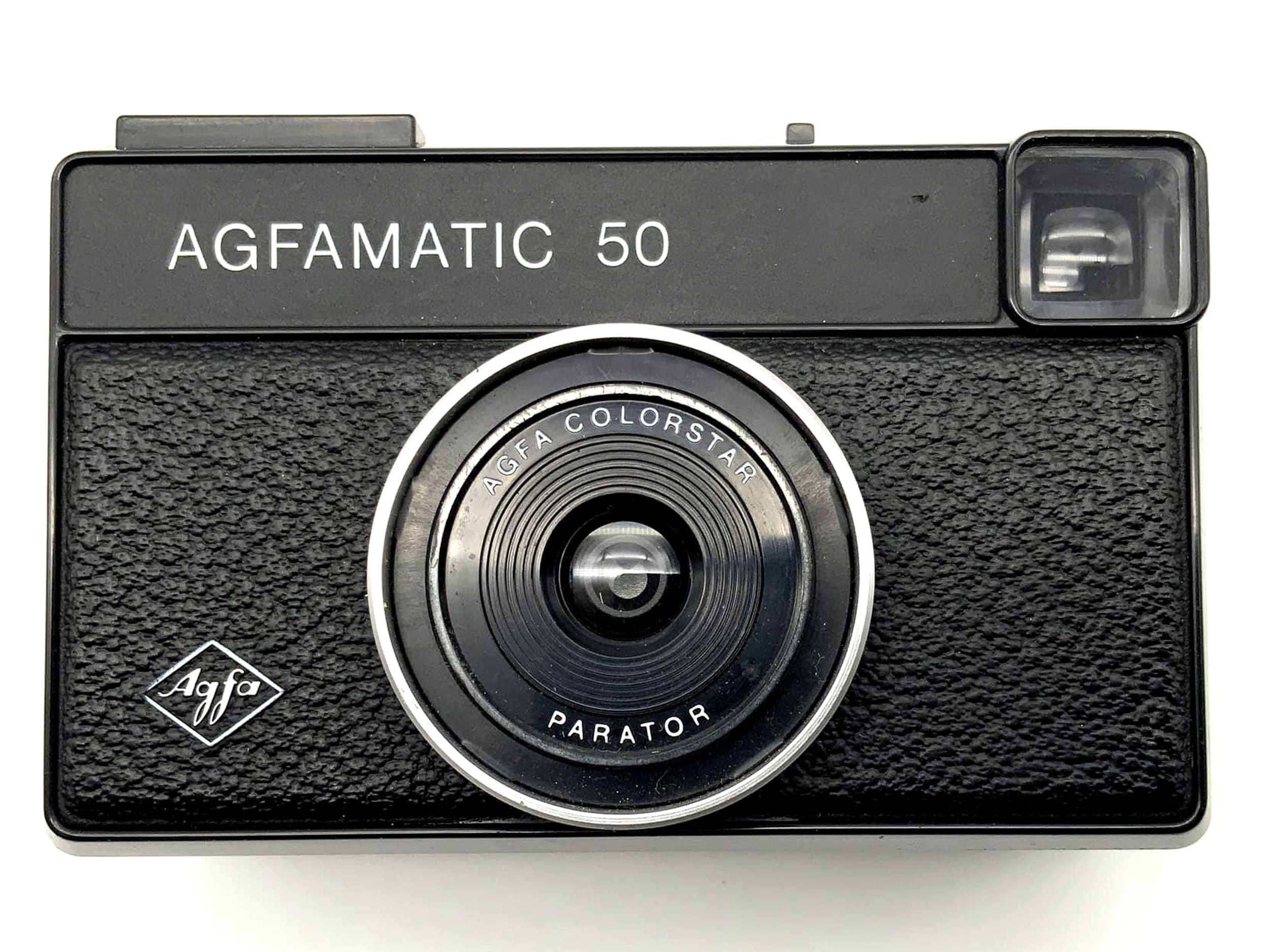 Agfa Agfamatic 50 Sucherkamera mit Colorstar Parator 35mm Kompaktkamera