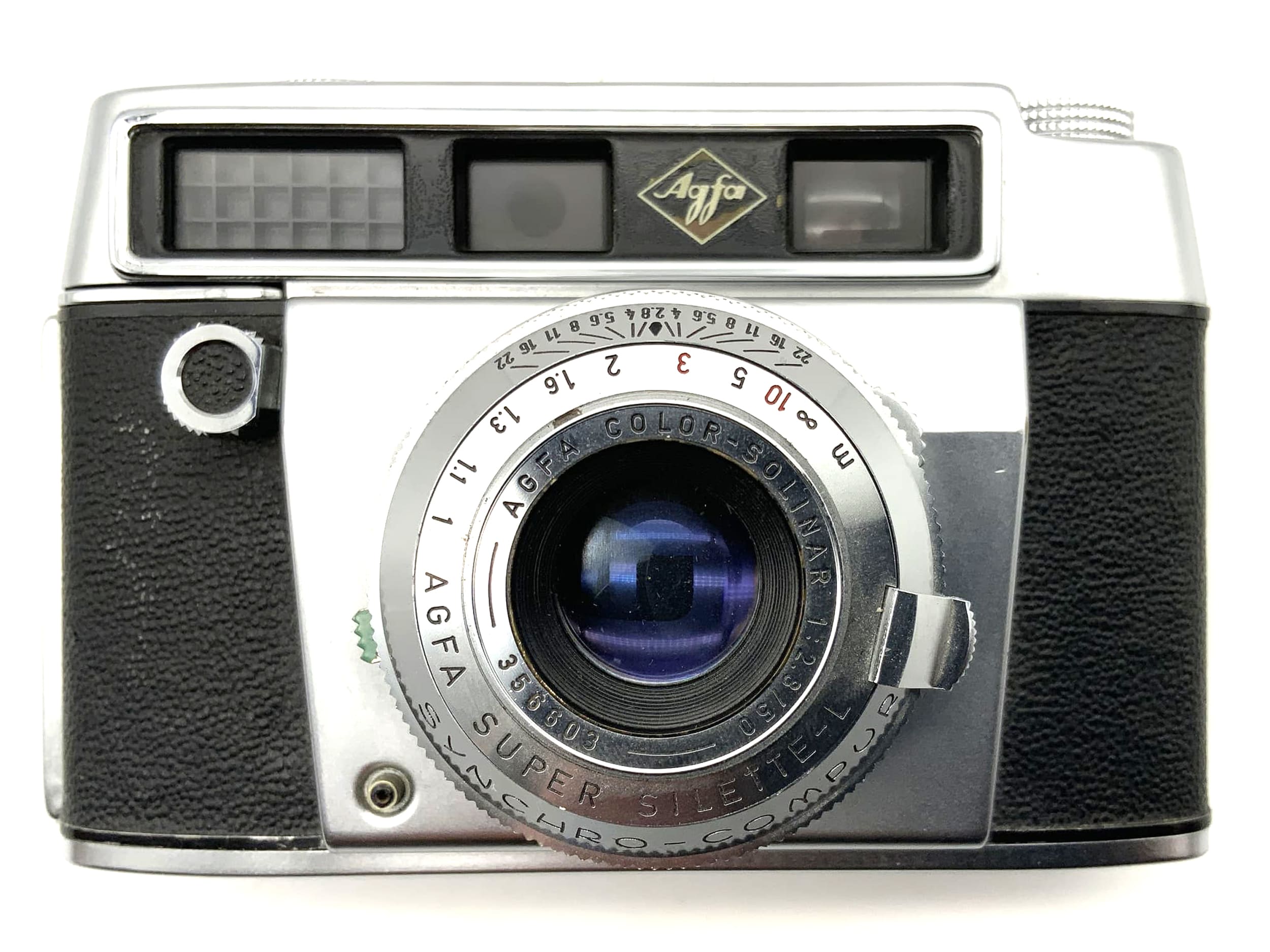 Agfa Synchro Compur Sucherkamera mit Color Solinar 50mm 1:2.8 35mm