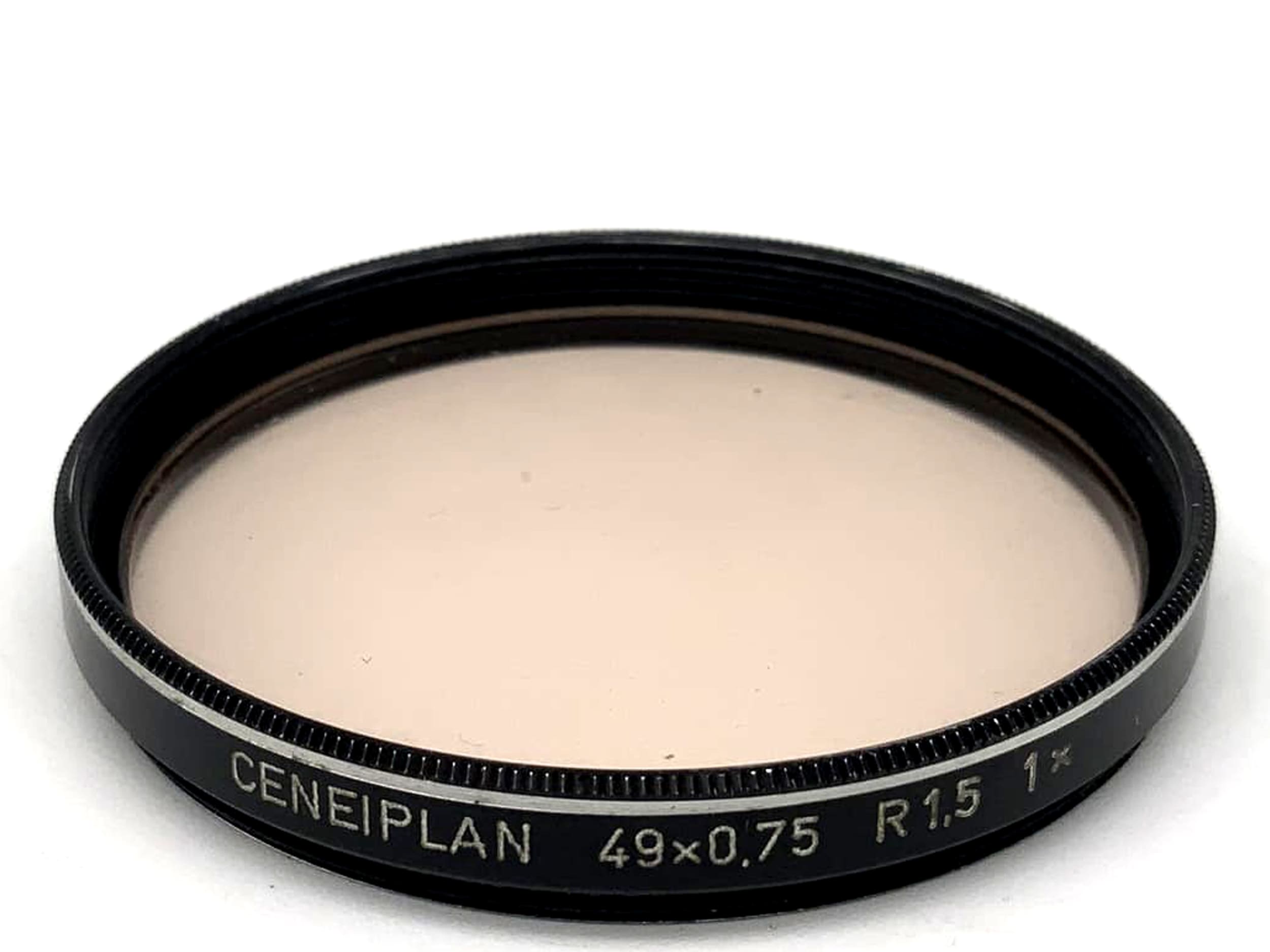 Ceneiplan Korrekturfilter 49x0,75 R1,5 1X Filter 49mm Kreisförmig M49